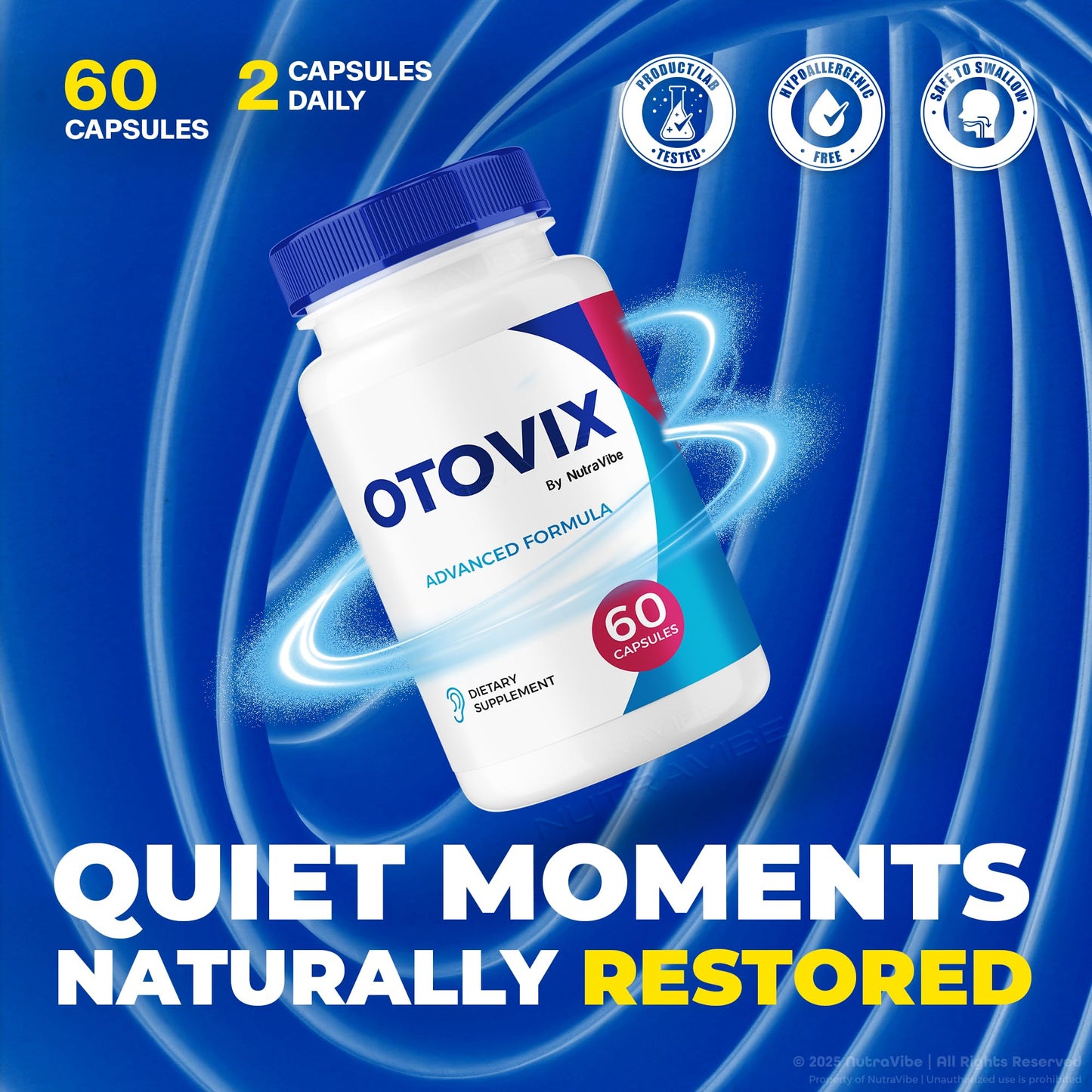 NutraVibe Otovix Capsules, 60 Count