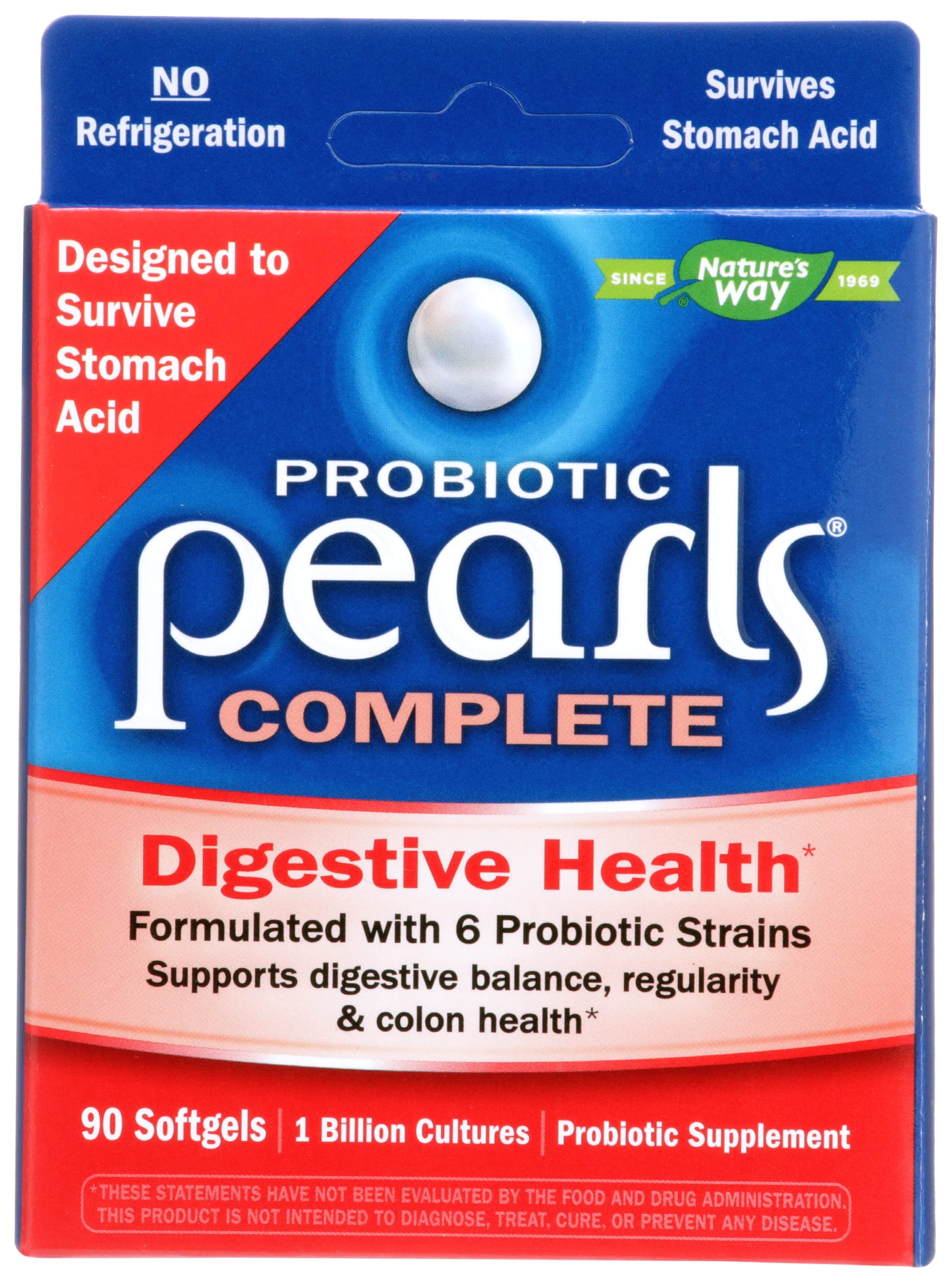 Nature's Way Probiotic Pearls Complete Softgels 90 Count