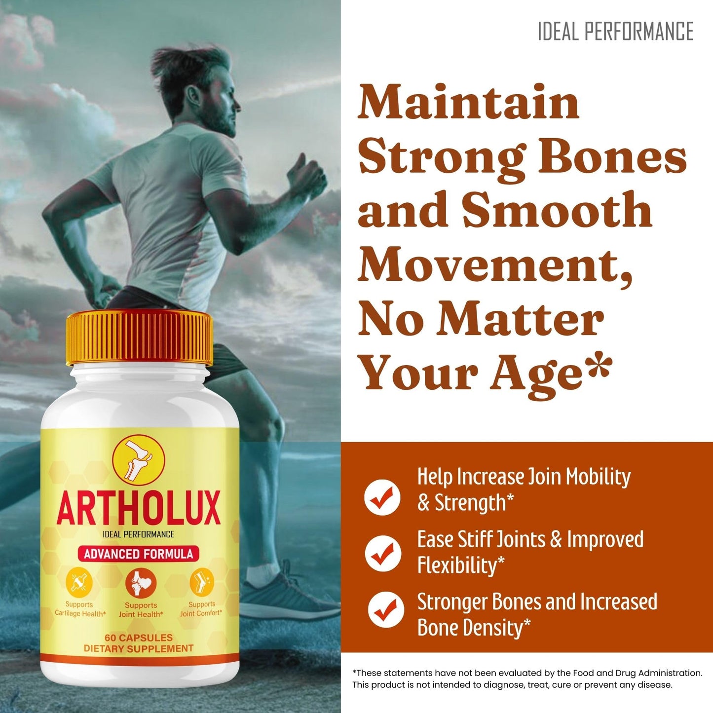 IDEAL PERFORMANCE Artholux Joint Support Capsules 180