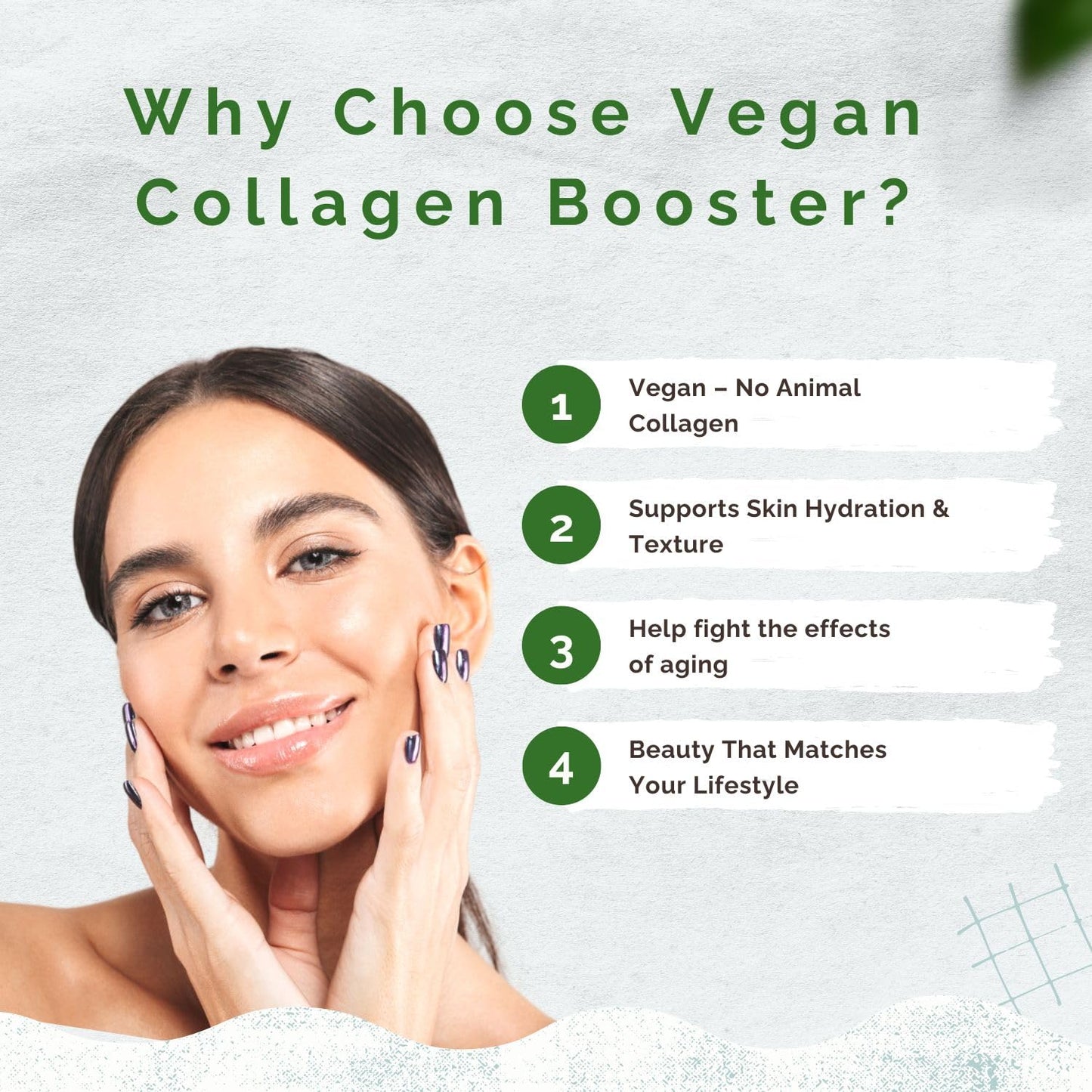NURTIVE Plant-Based Collagen Booster Capsule, 60 Count