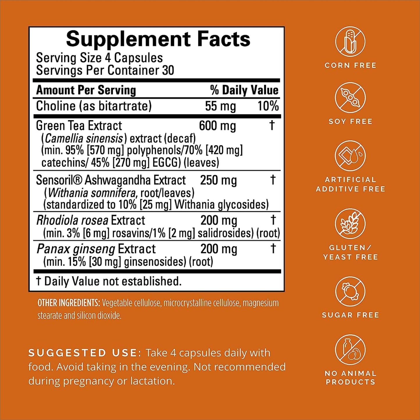 BRAINMD Dr Amen Focus & Energy 240 Capsules