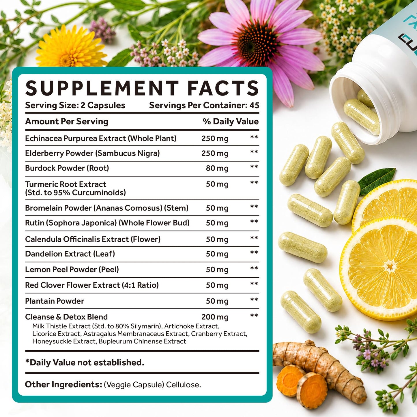 CNCHEF Lymphatic Drainage 90 Capsules