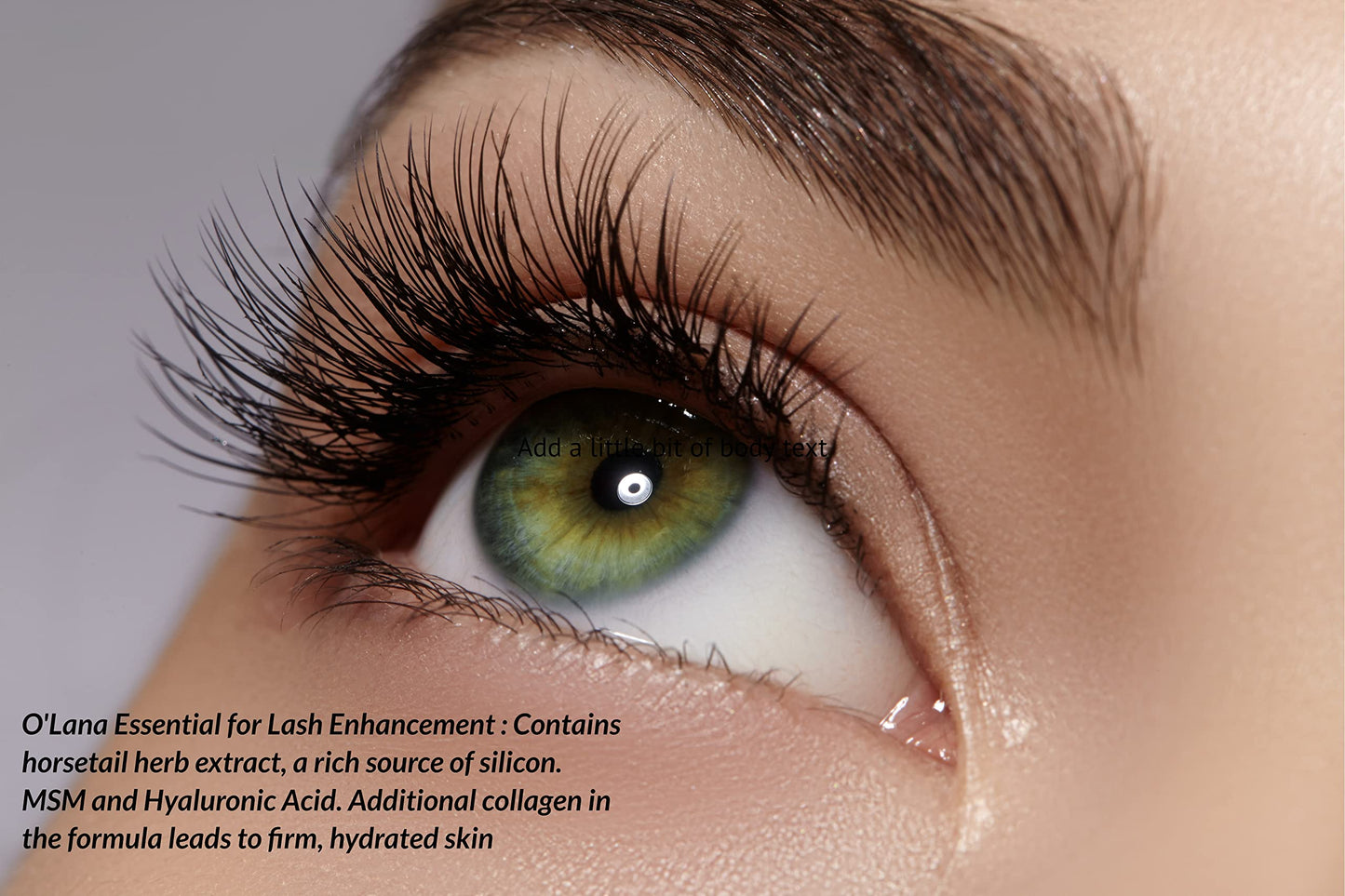 O'Lana Essential LLC Hair Lashes Skin Nails Supplement 300 Capsules