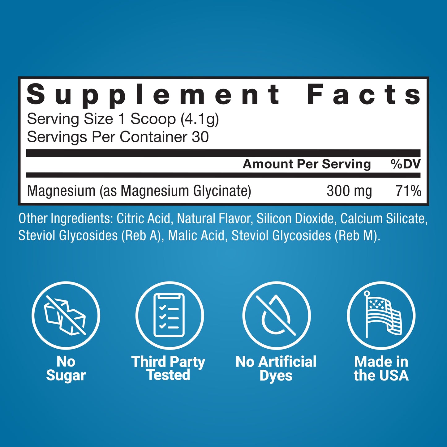 Force Factor Magnesium Glycinate Powder, 4.36 Ounce
