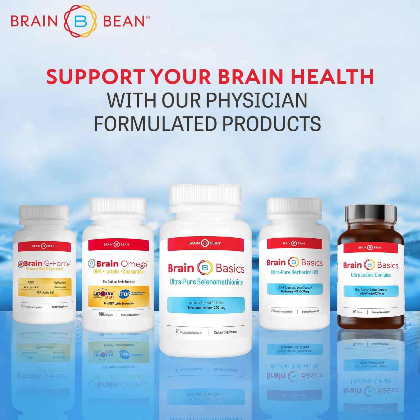 Brain Bean Brain Basics Ultra-Pure Selenomethionine Capsule 90 Count