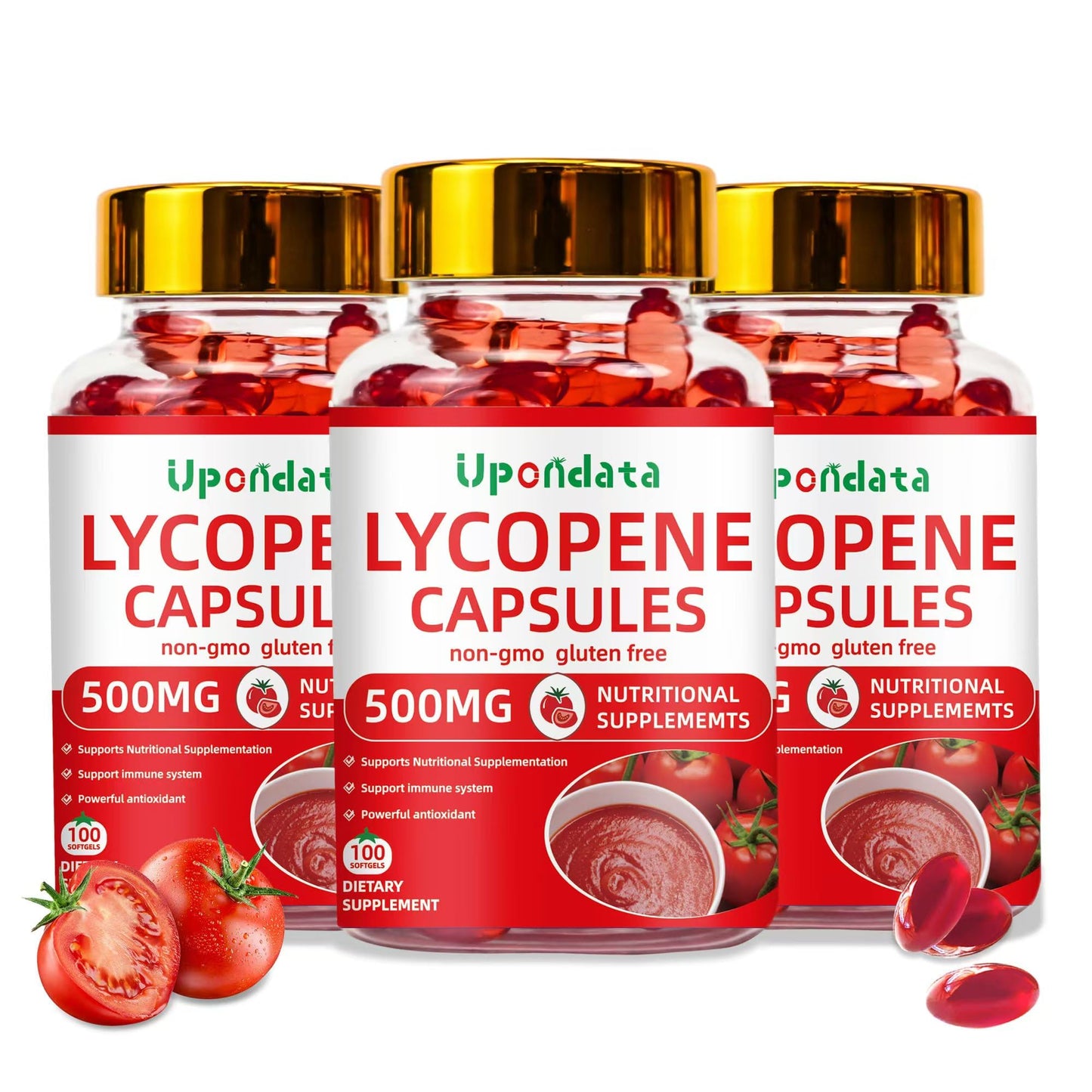 Upondata Lycopene Capsule, 100 Capsules