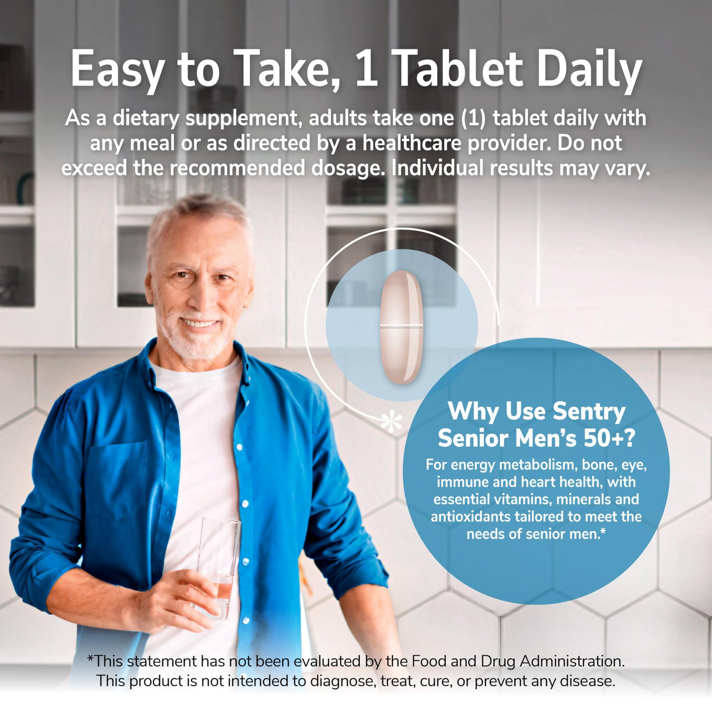 21st Century Sentry Senior Men 50Plus Tablet 100 Tablets