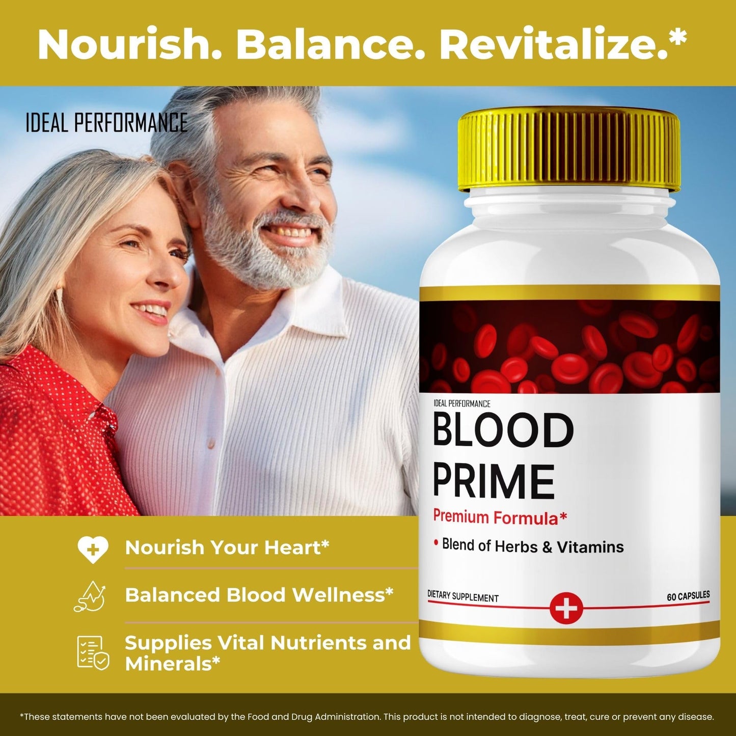 IDEAL PERFORMANCE Blood Prime Capsules, 60 Count