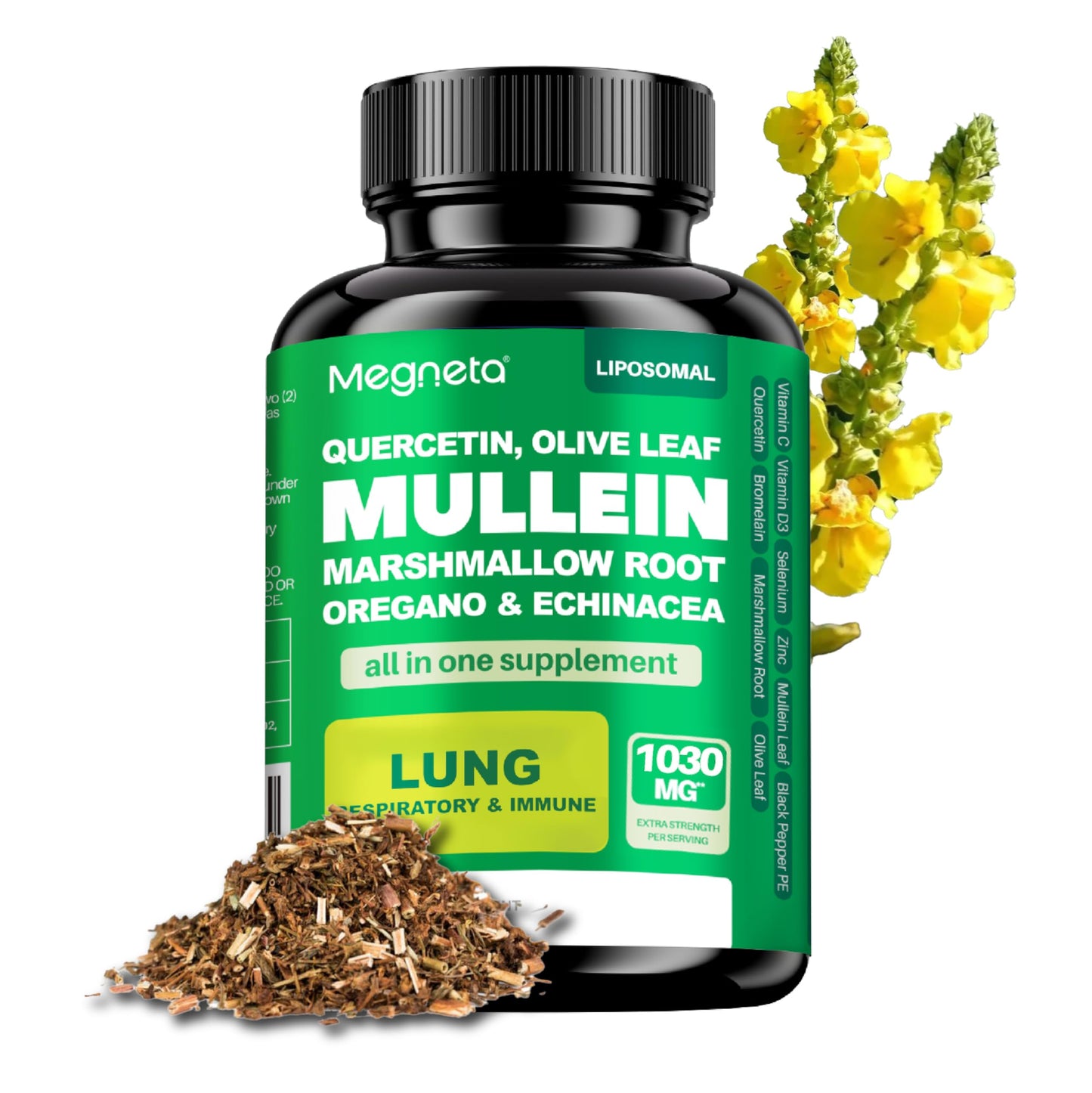 MEGNETA Lung Health Support Capsules 60 Count