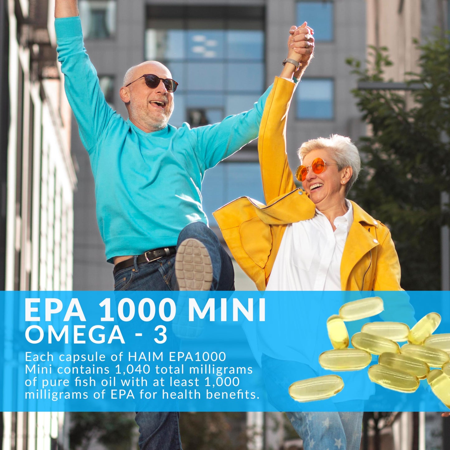 HAIM EPA1000 MINI Pure EPA Fish Oil Supplement 60 Softgels