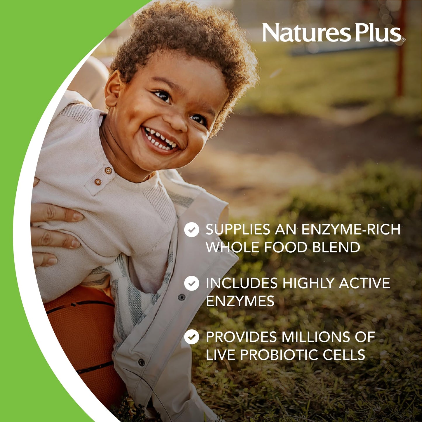 NaturesPlus Animal Parade Tummy Zyme Children's Chewable Tablets, 90 Count