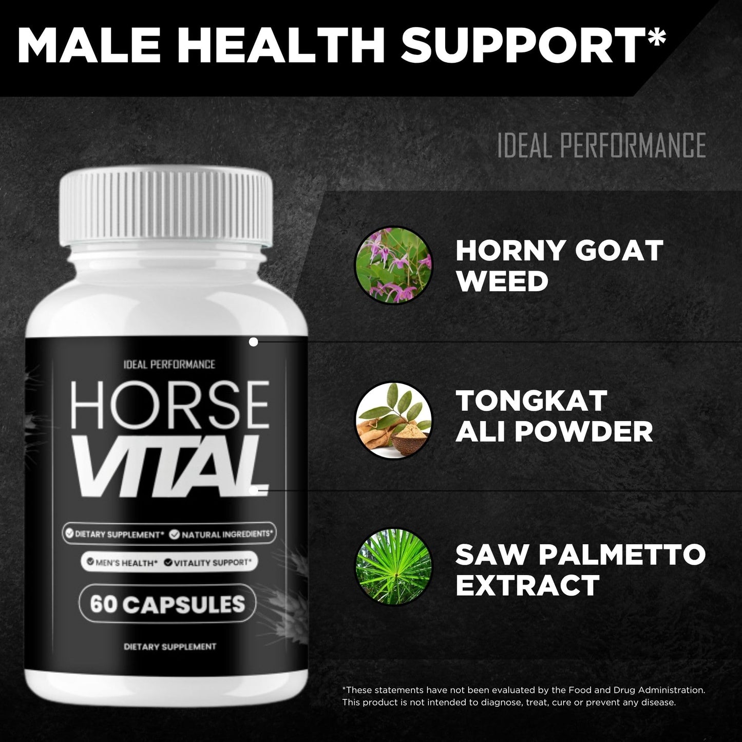 IDEAL PERFORMANCE Horse Vital Capsule, 120 Capsules