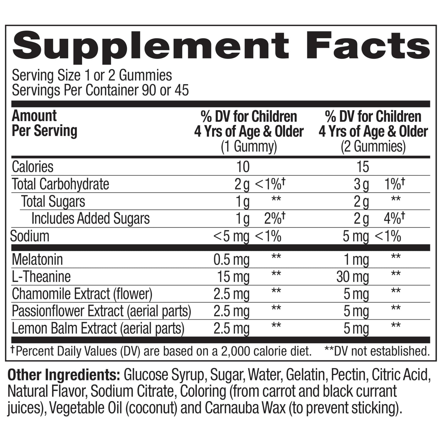 OLLY Kids Sleep Gummy, 0.5 mg Melatonin, L-Theanine, Chamomile & Lemon Balm Extracts, Raspberry Flavor, 90 Count