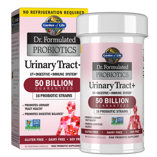 Garden of Life Dr. Formulated Probiotics Urinary Tract+ 60 Vegetarian Capsules