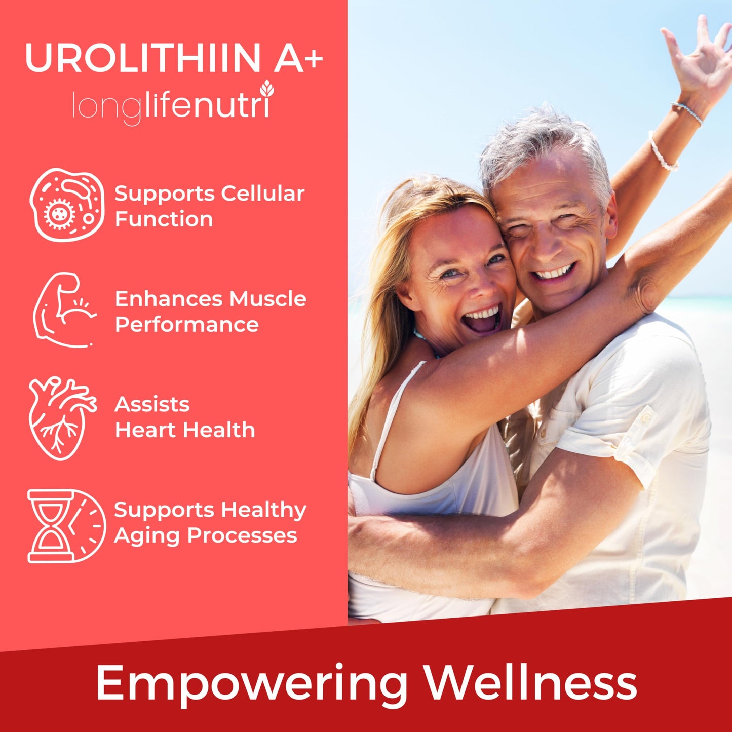 LongLifeNutri Urolithin A+ 1000 mg & Pregnenolone 100 mg Bundle, 300 Veg Caps