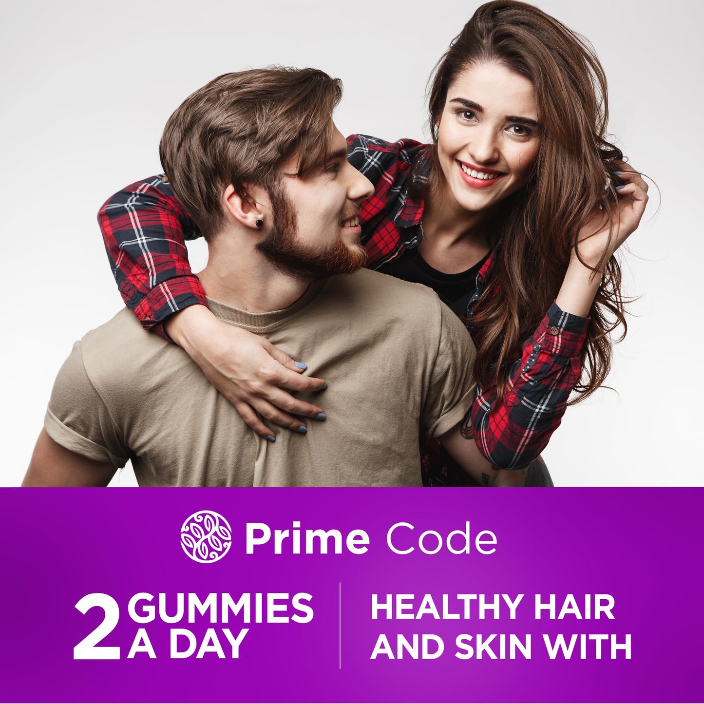 Prime Code Calcium Gummies with Magnesium, Vitamin B12, Vitamin K2 & Vitamin D3, 60 Count