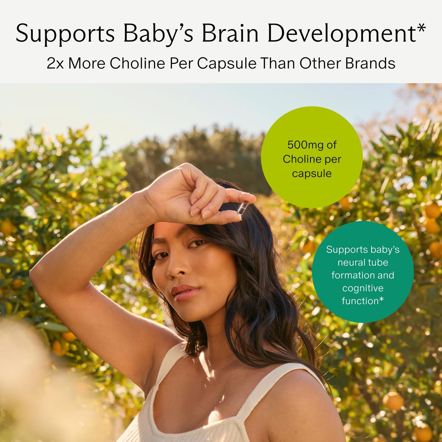 Needed. Prenatal Choline+ Liquid Capsules for Cognitive Development, 30 Capsules