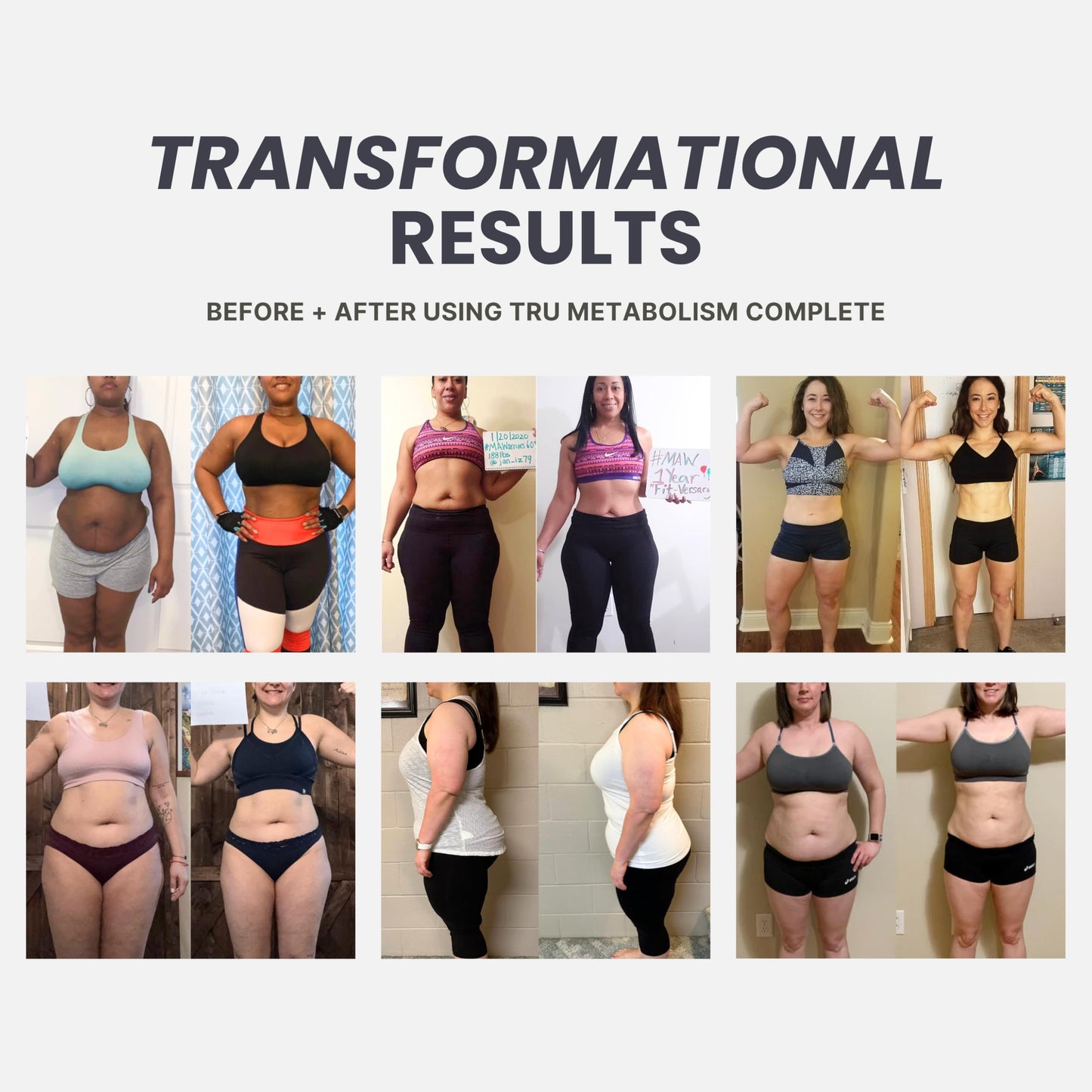 TRU Supplements Metabolism Advanced Fat Loss, Fight Cravings, Boost Mood, No Jitters or Crash, 60 Capsules