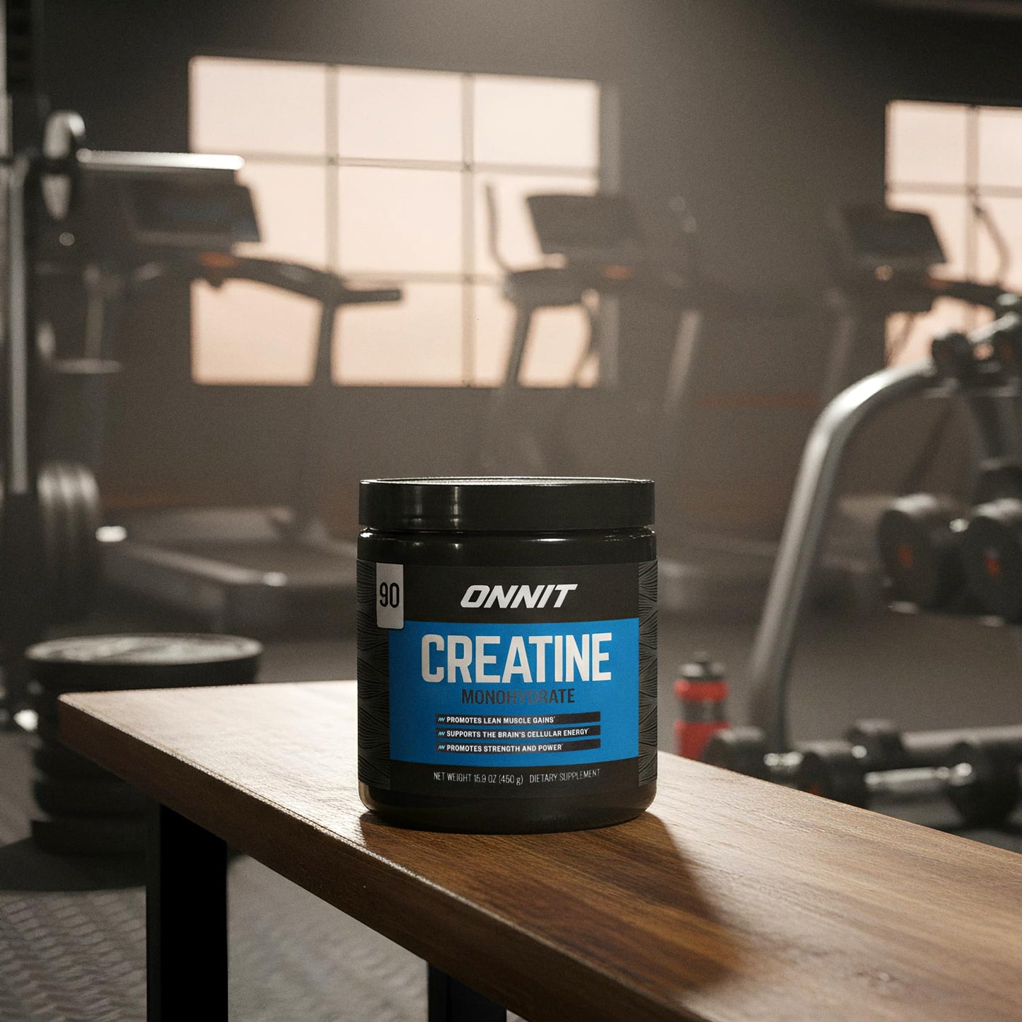 ONNIT Creatine Monohydrate Powder 90 Servings