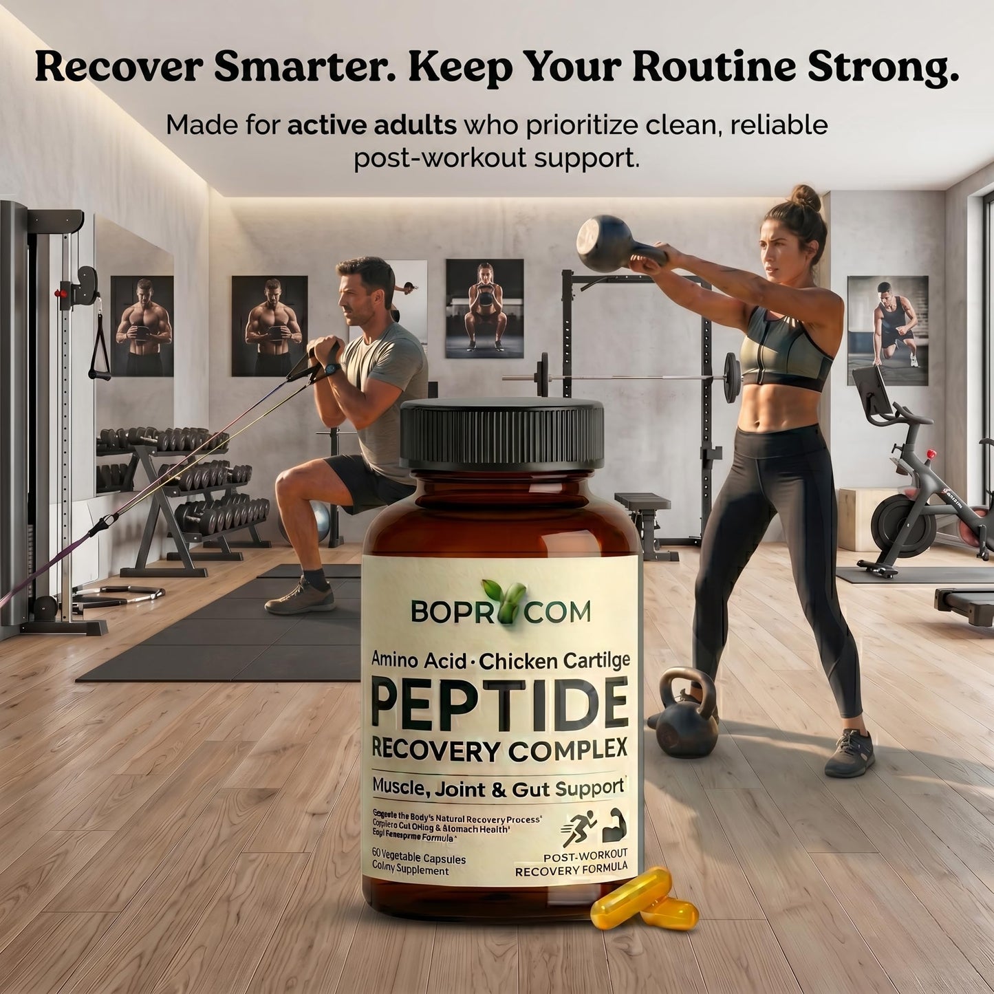 BOPROCOM Peptide Recovery Complex – Advanced 157 Recovery Blend, 60 Capsules