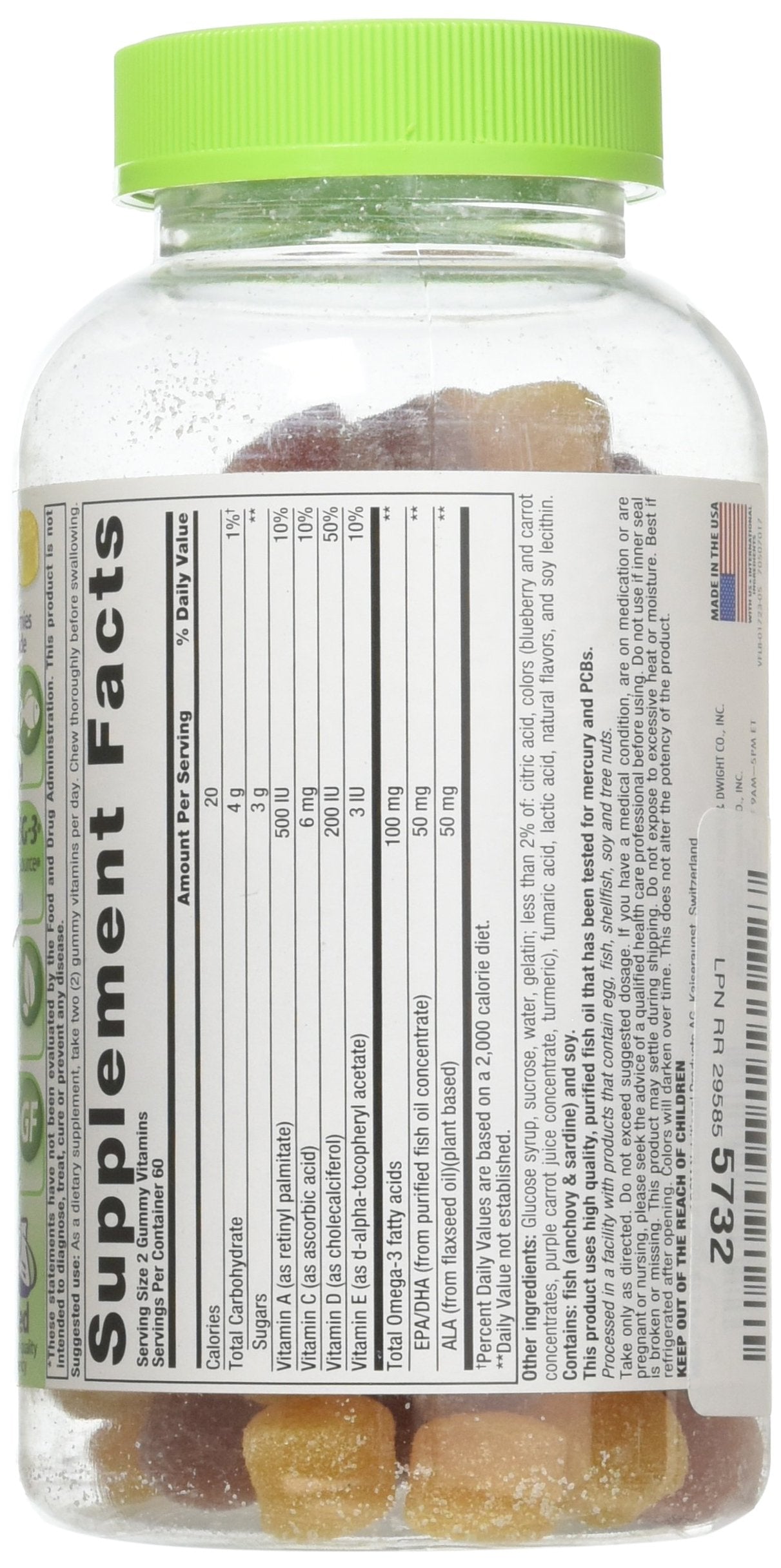 Vitafusion Omega 3 Gummy 1 Count