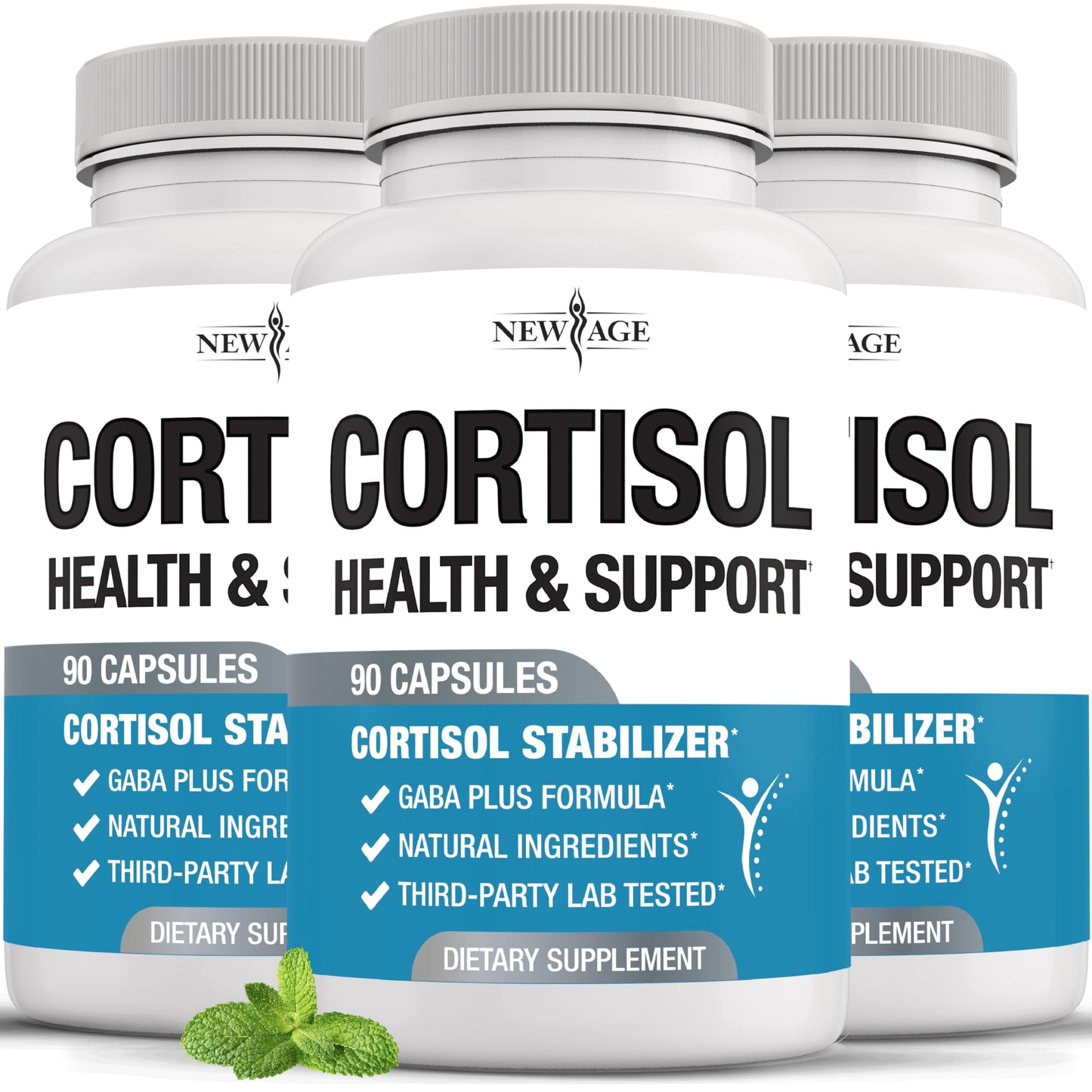 NEW AGE Cortisol Detox Manager Reducer Capsules 270 Count