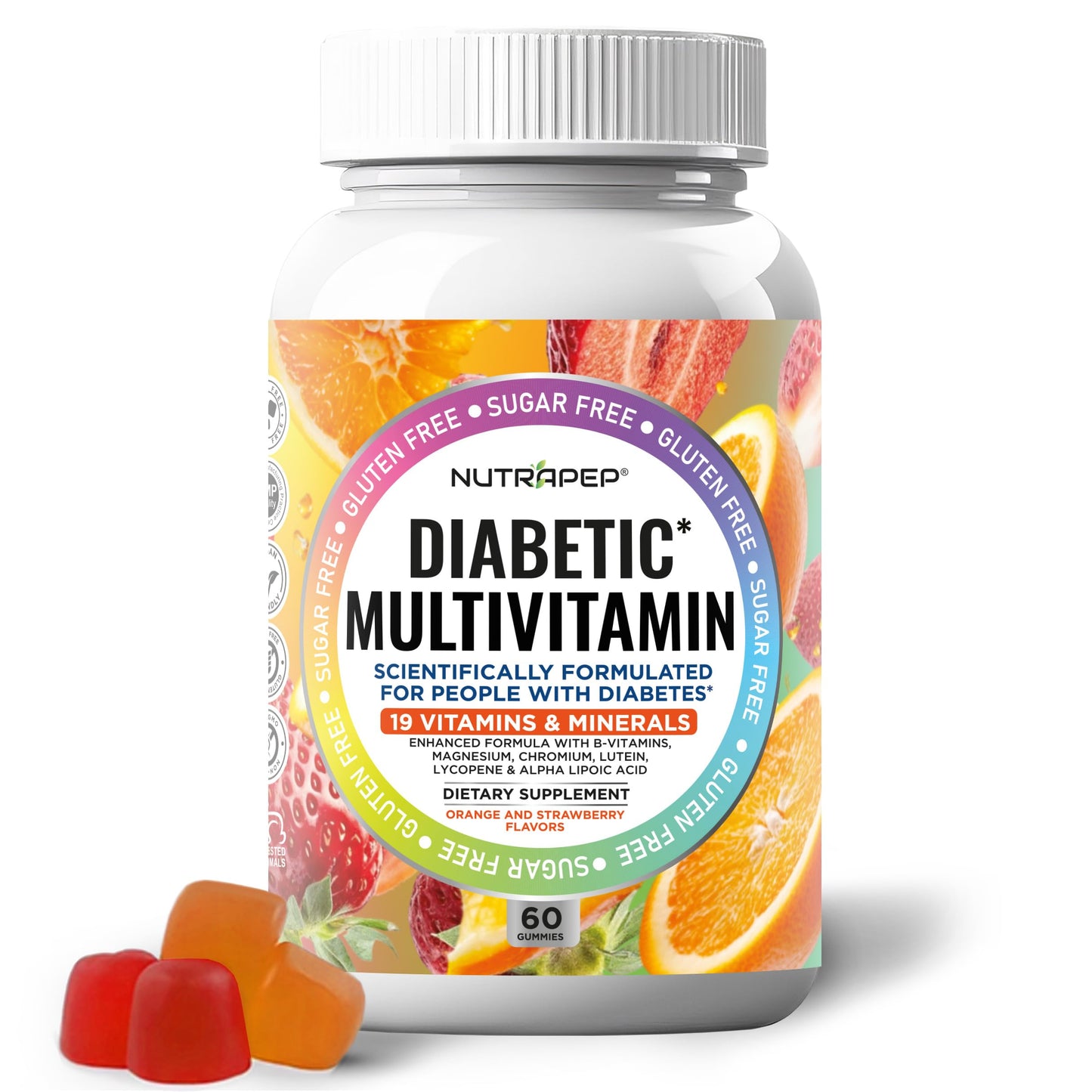 NutraPep Premium Multivitamin Gummies 60 Count