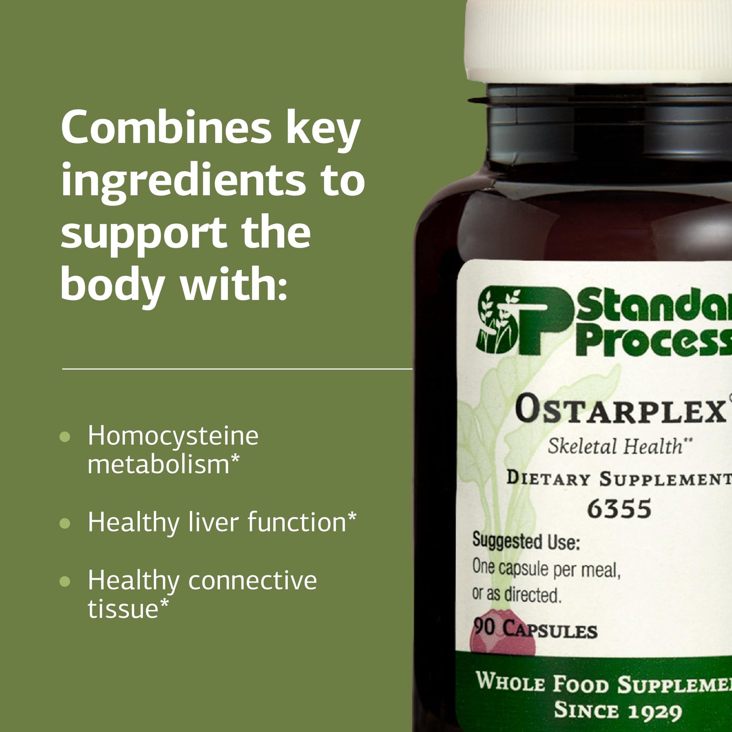 Standard Process Ostarplex Capsule, 90 Count