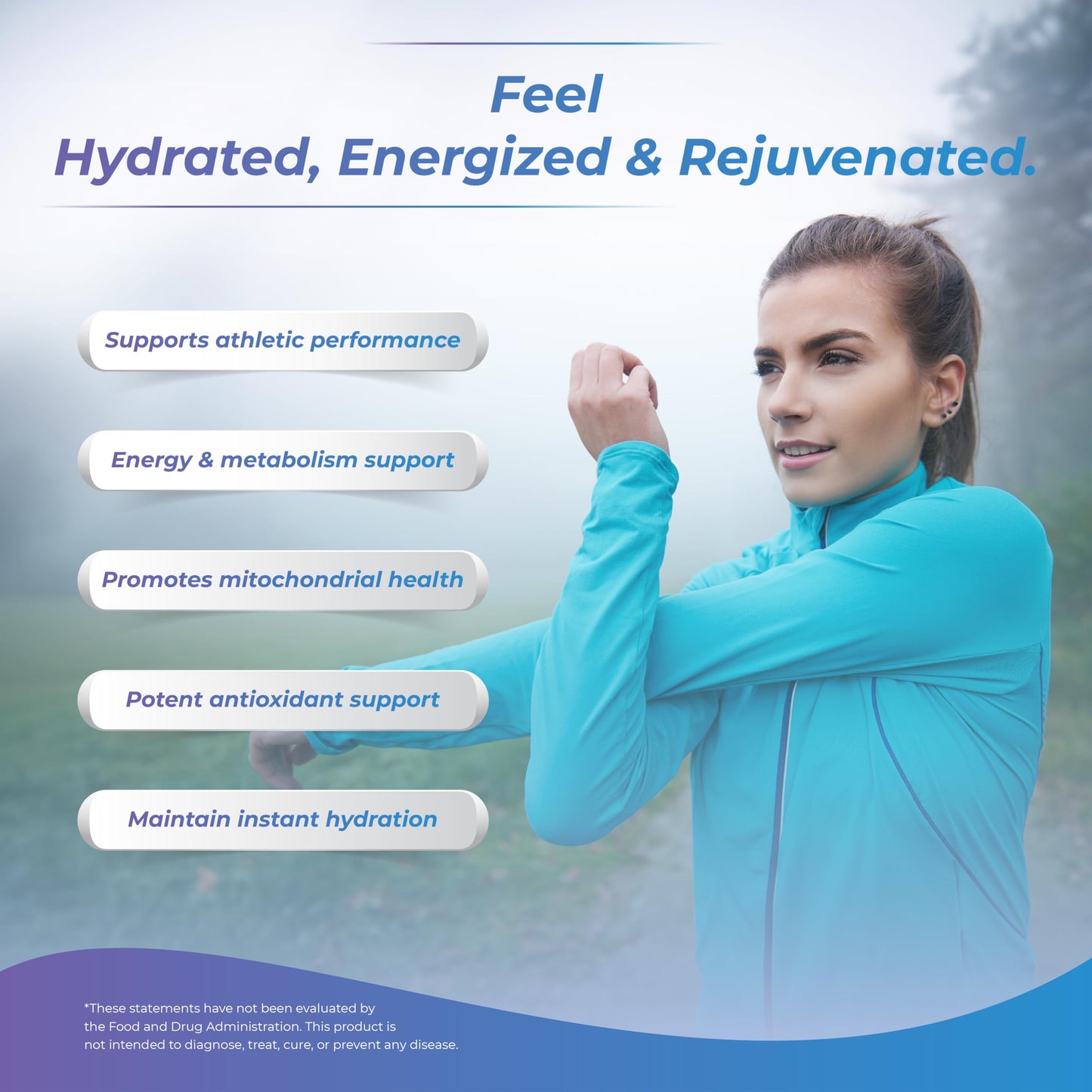 WELLNESS EXTRACT H2 Molecular Hydrogen Water Tablets 12 PPM – Effervescent Hydrogen Tablets for Drinking Water, Supports Healthy Hydration, Energy, and Metabolism, 30 Tablets