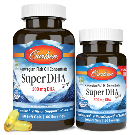Carlson Super DHA Gems 80 Softgels