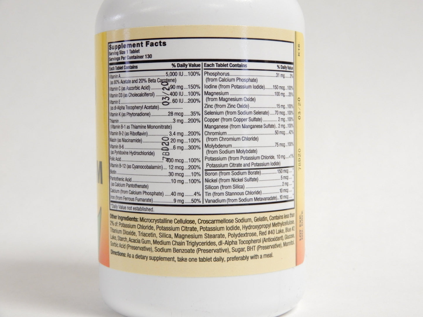 Nature's Blend NAT B Super THERA Vite M Tablet, 1 Tablet