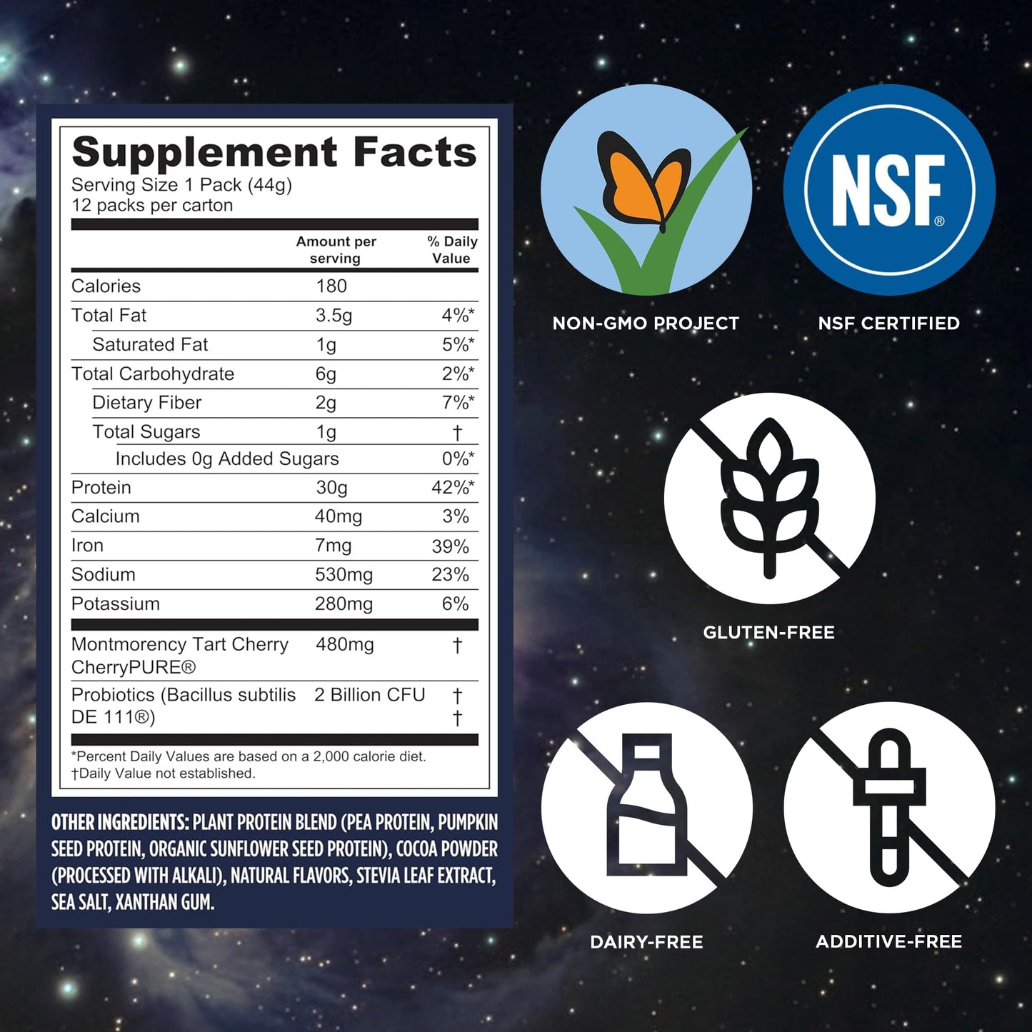Vega Protein + Recovery Protein Powder Packets, Chocolate, 18.7 oz
