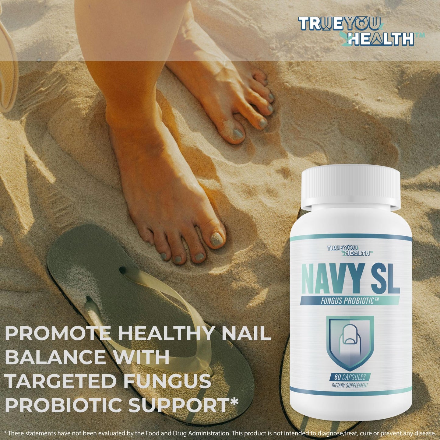 True You Health Navy SL Fungus Probiotic Capsule 60 Count