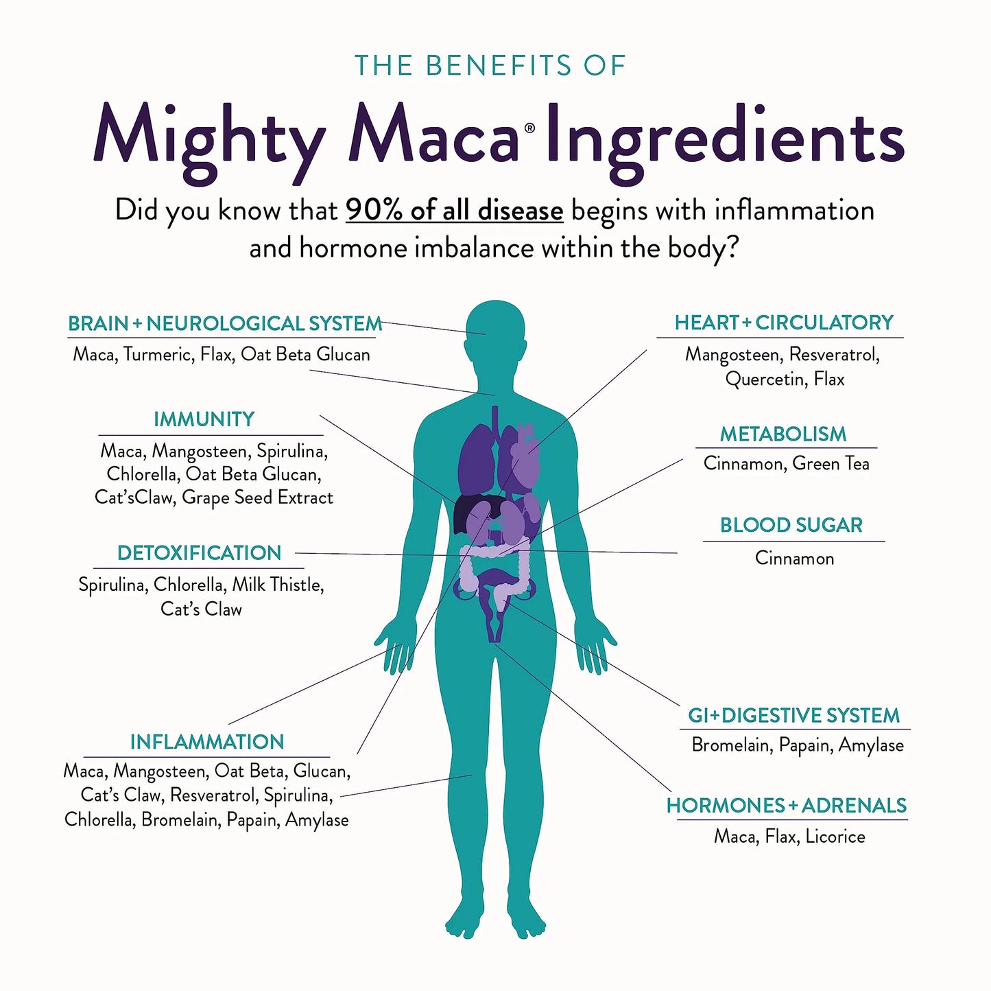 VIDAPURA Mighty Maca Plus Organic Maca Root & Greens Superfood Powder 7.2 oz