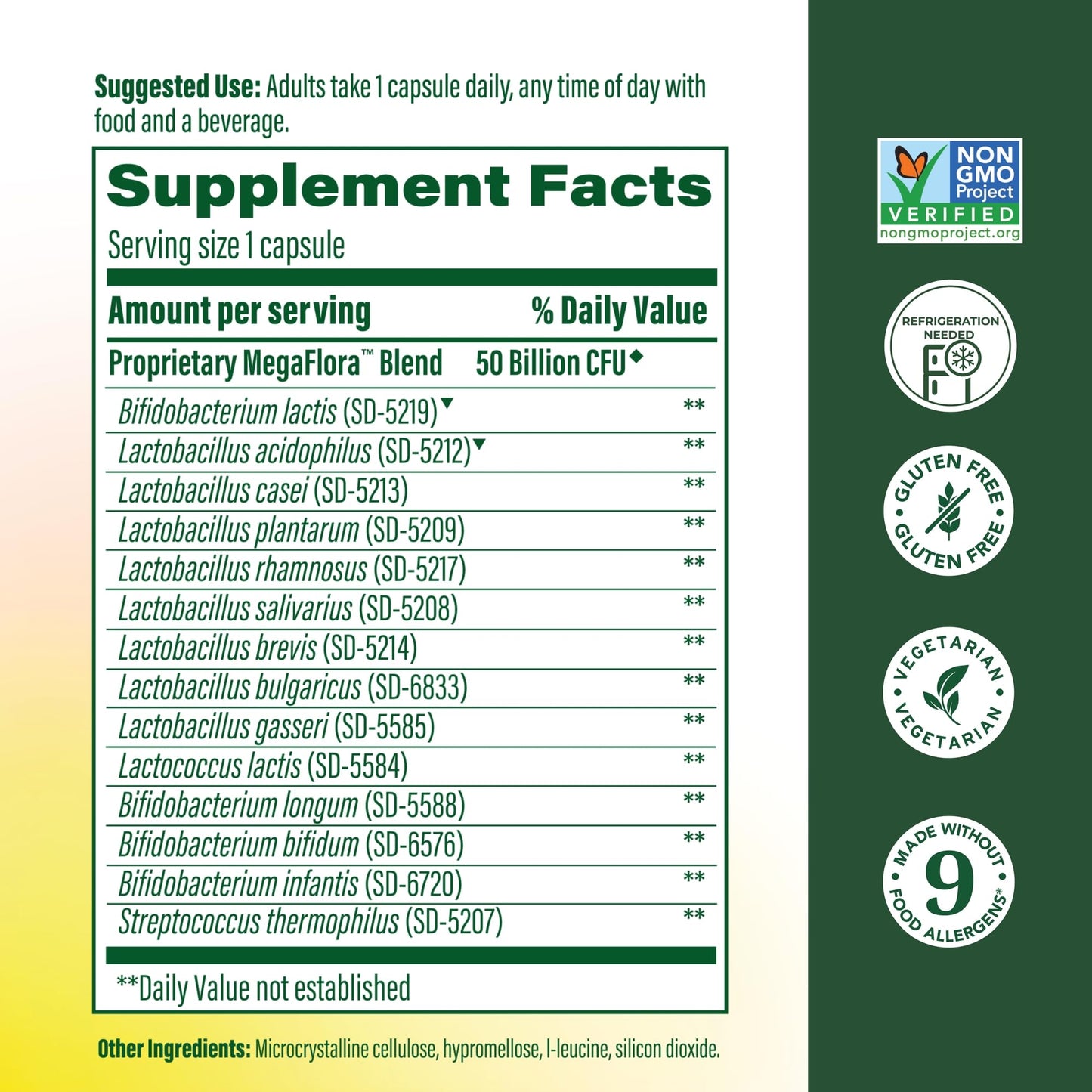 MegaFood MegaFlora Probiotic Plus Capsules 30 Count