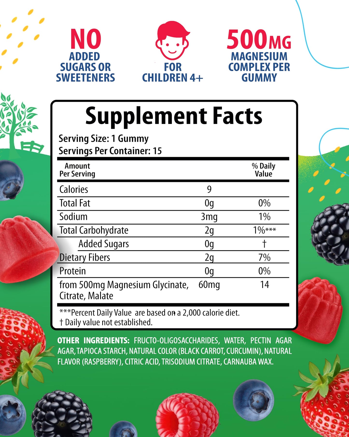 SUNNY SAM Magnesium Gummies 30 Count