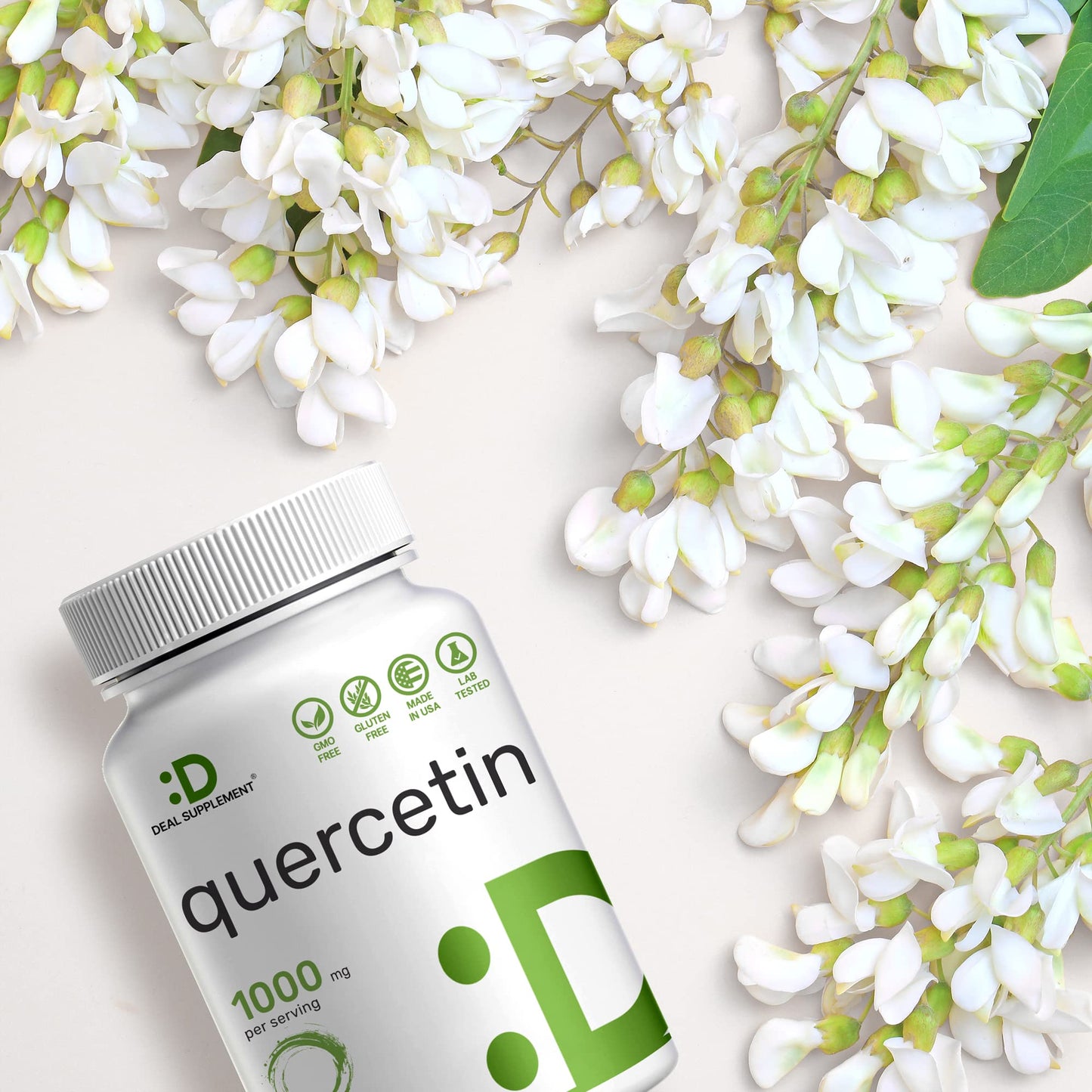 DEAL SUPPLEMENT Quercetin 1000mg Capsule, 300 Capsules