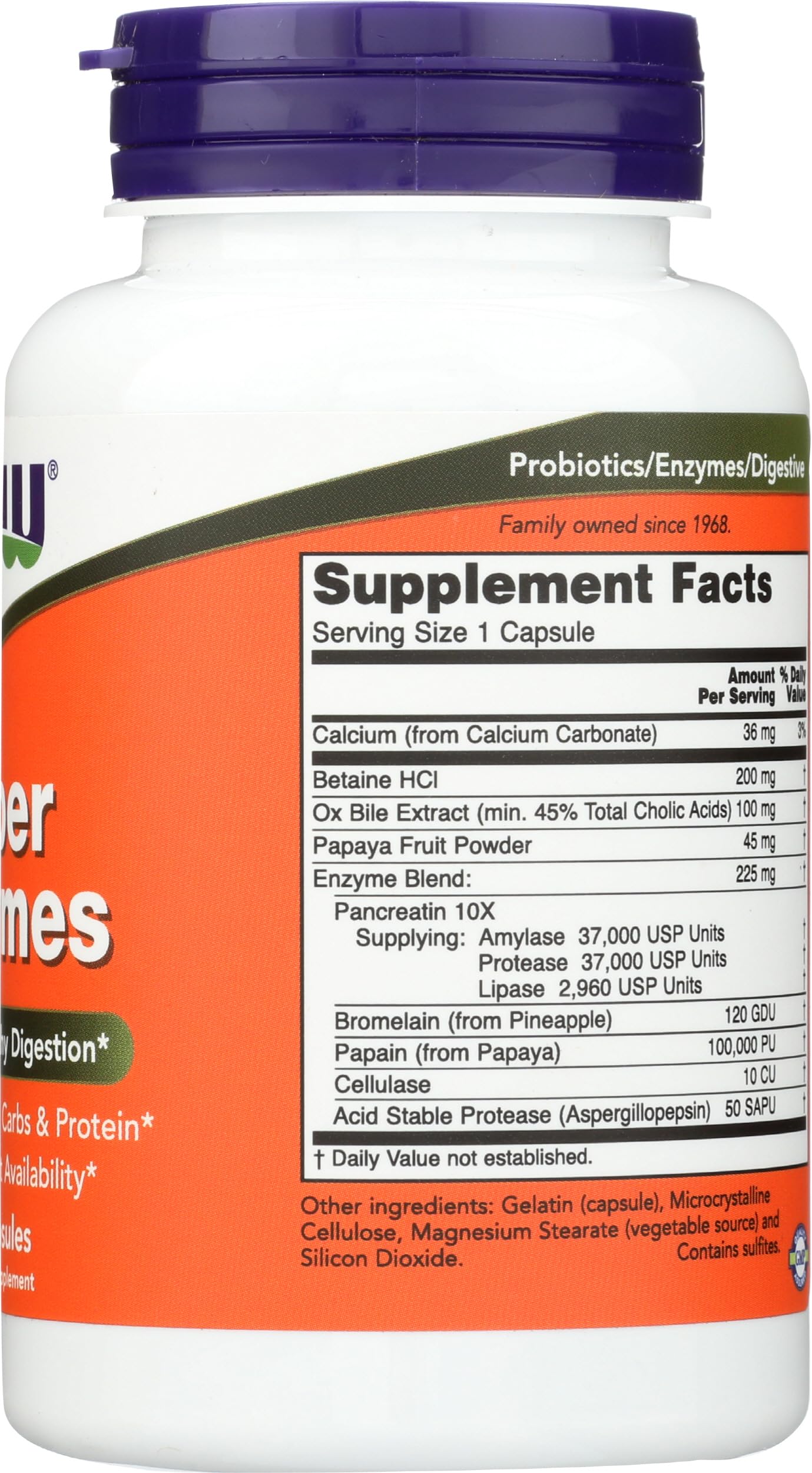 NOW Foods Super Enzymes Capsules, 90 Count