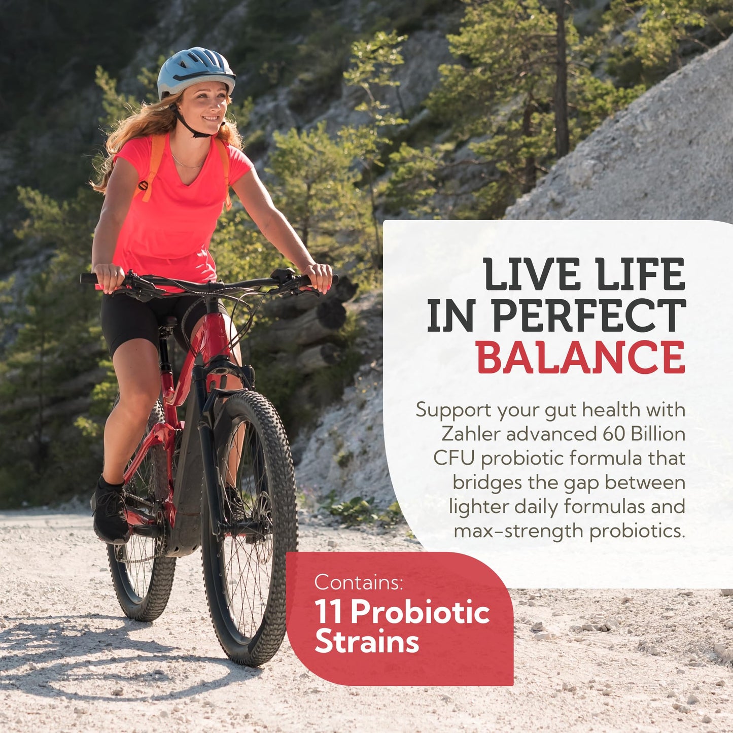 Zahler BioDophilus60 Probiotic + Prebiotic - 11 Strains Daily Probiotic Supplement, Capsule, 60 Capsules