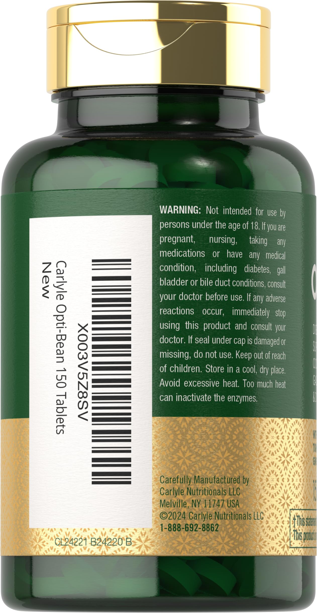 Carlyle Opti-Bean 150 Tablets