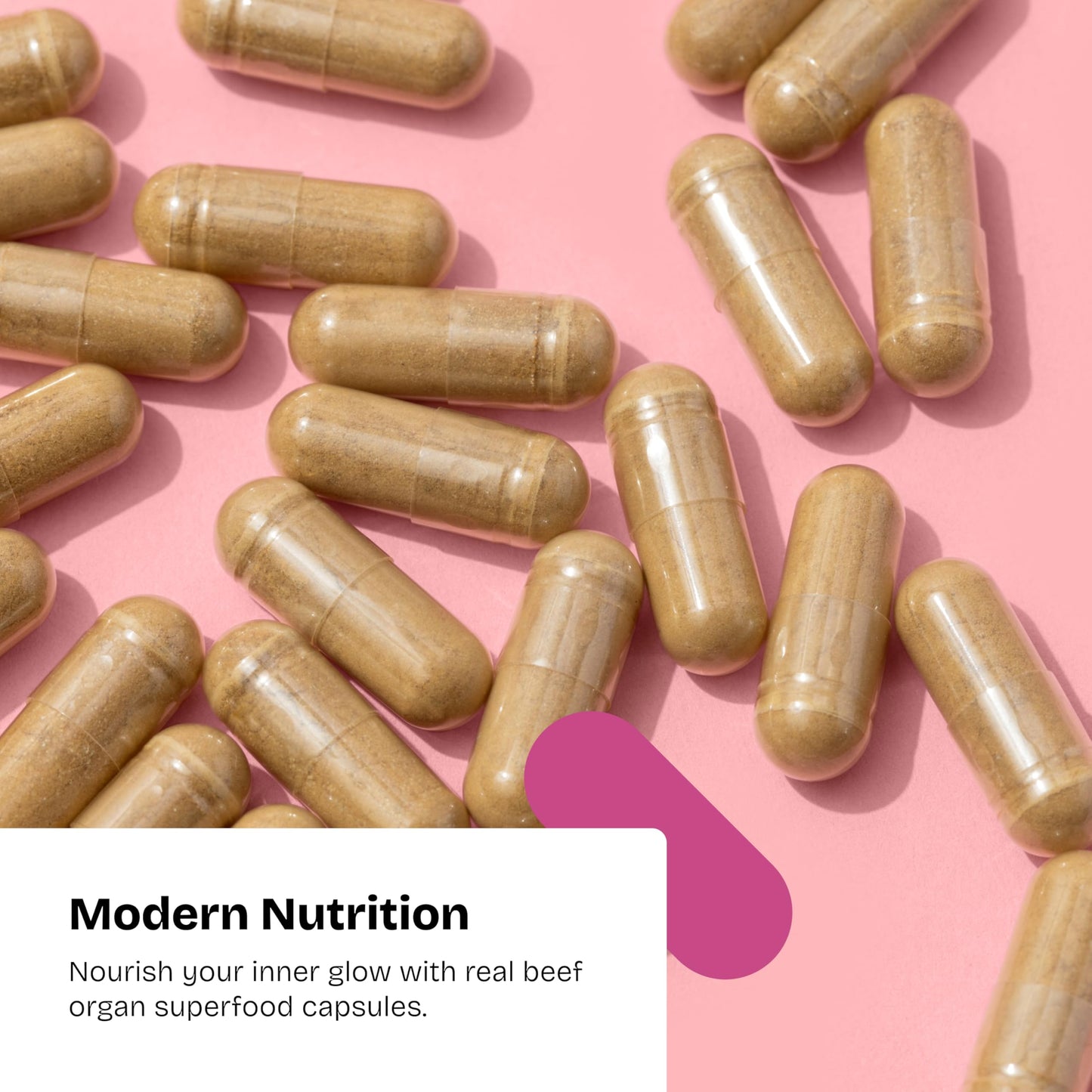 Glowing Goddess Female-Optimized Beef Organ Superfood Capsule 60 Count