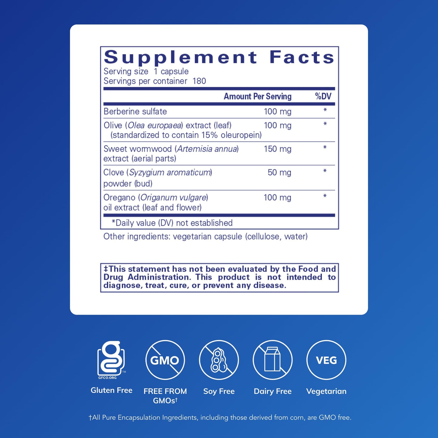 Pure Encapsulations MicroDefense with Oregano Capsules 180