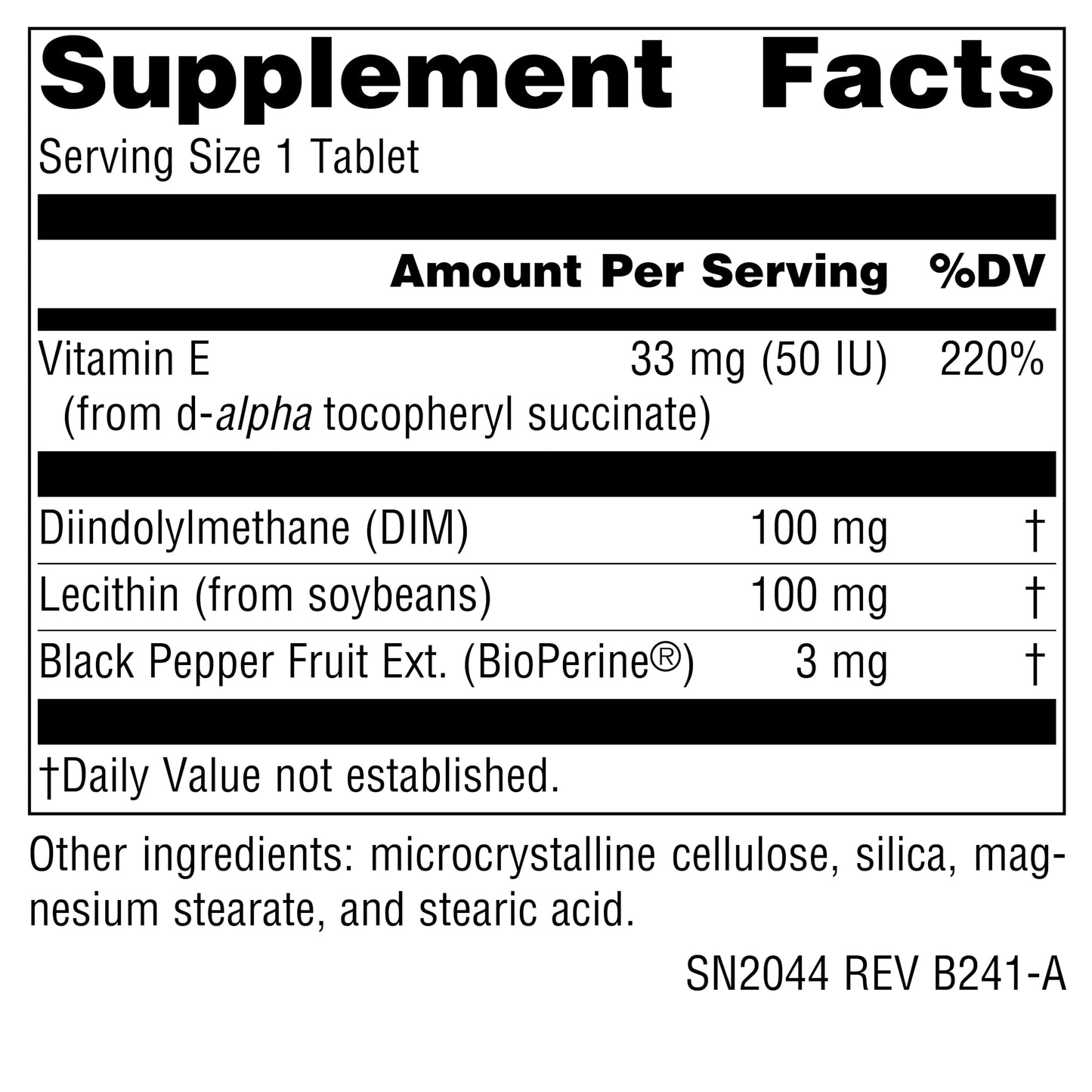 Source Naturals DIM [Diindolylmethane] 100mg Tablet 180