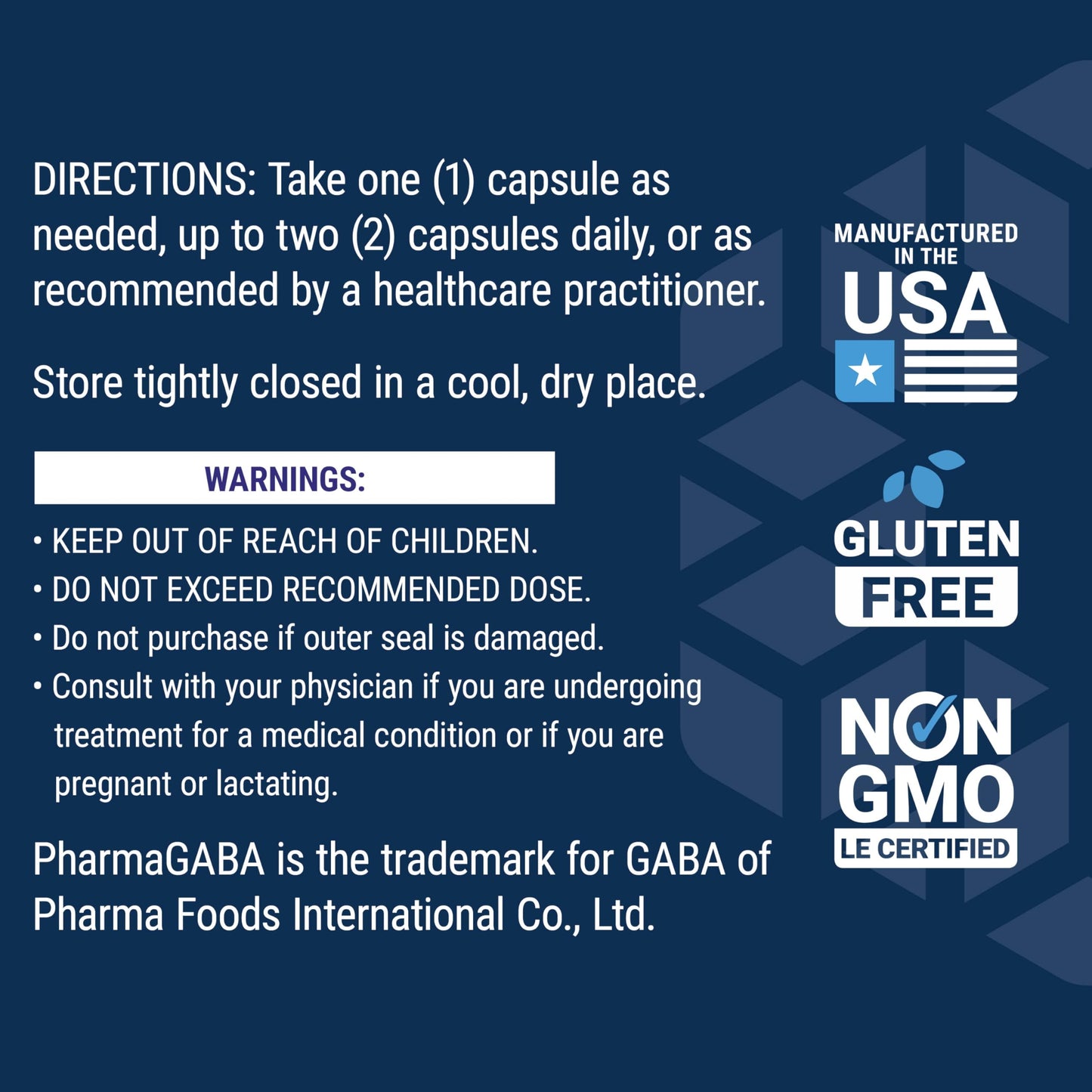 Life Extension GABA Capsules, 60 Count