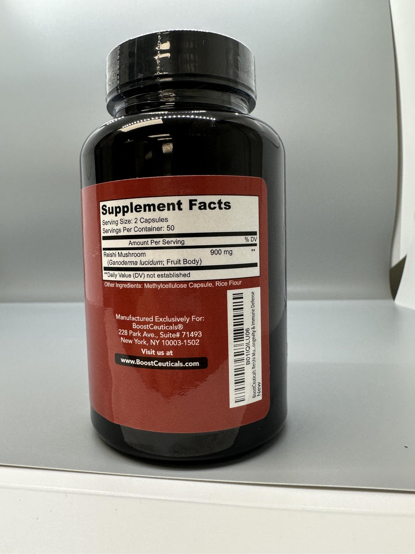 BoostCeuticals Vitamin E 400 IU Gamma E & Reishi Mushroom Capsules, 2-Pack, 270 Capsules