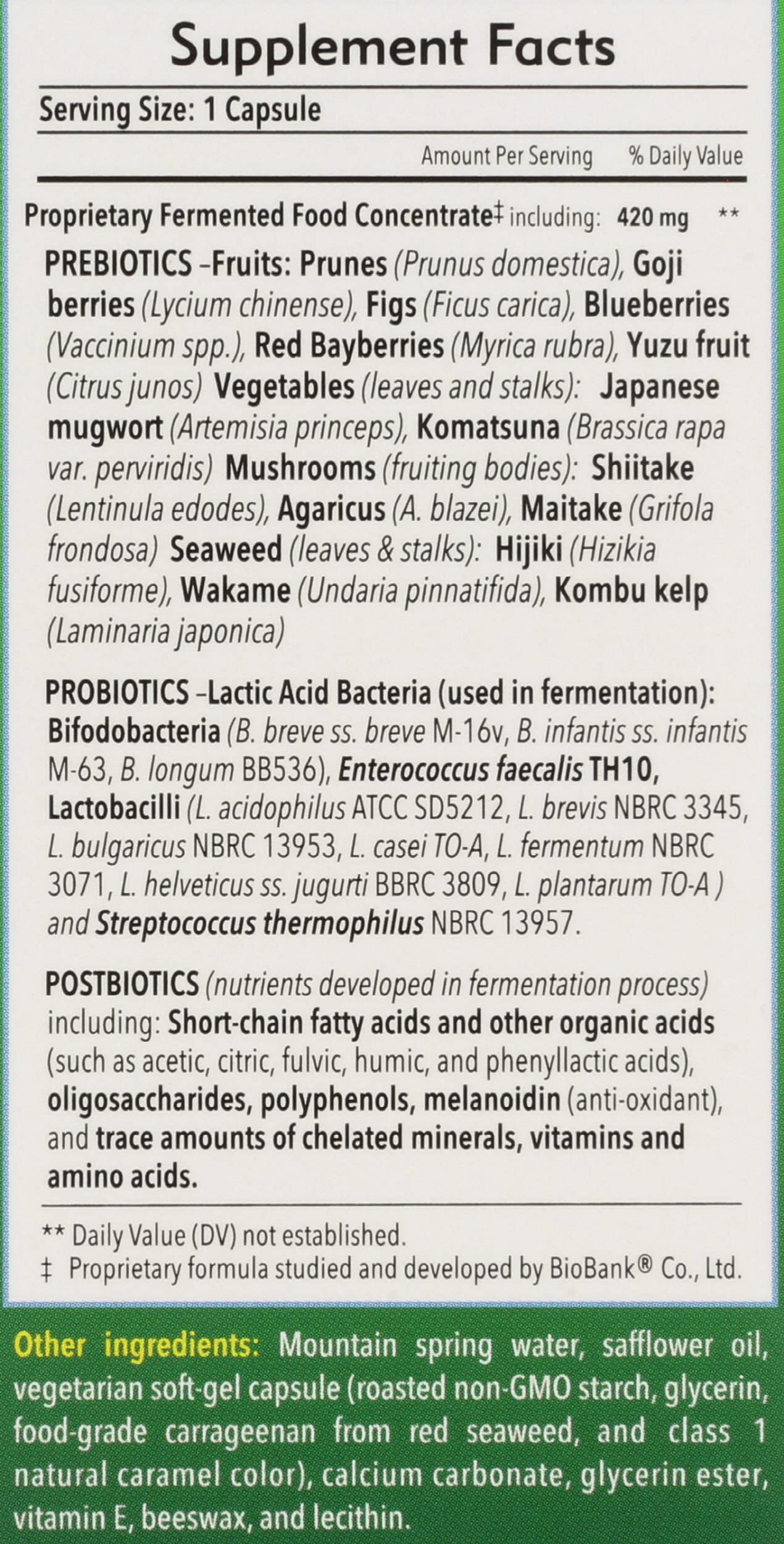 Essential Formulas Original Formula Probiotic Capsules 10