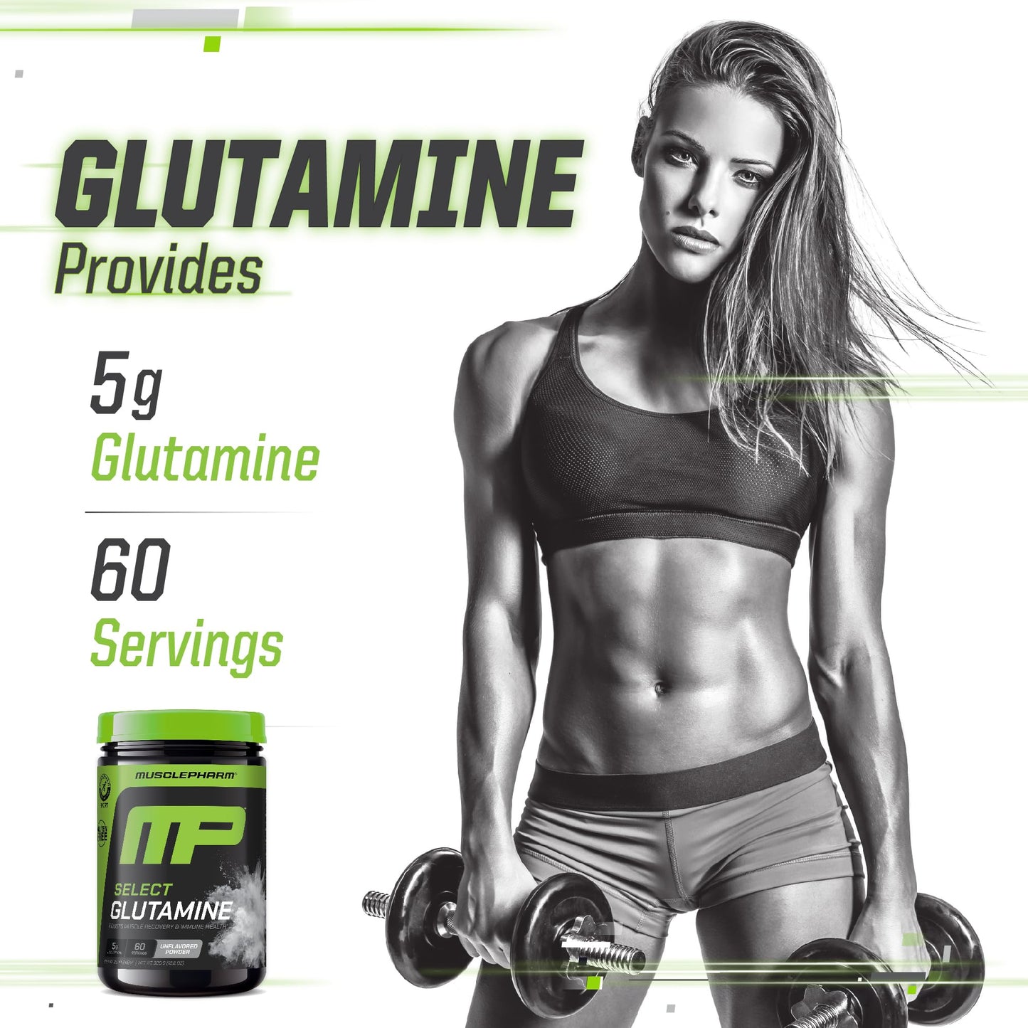Muscle Pharm L-Glutamine Powder 10.5 Ounce