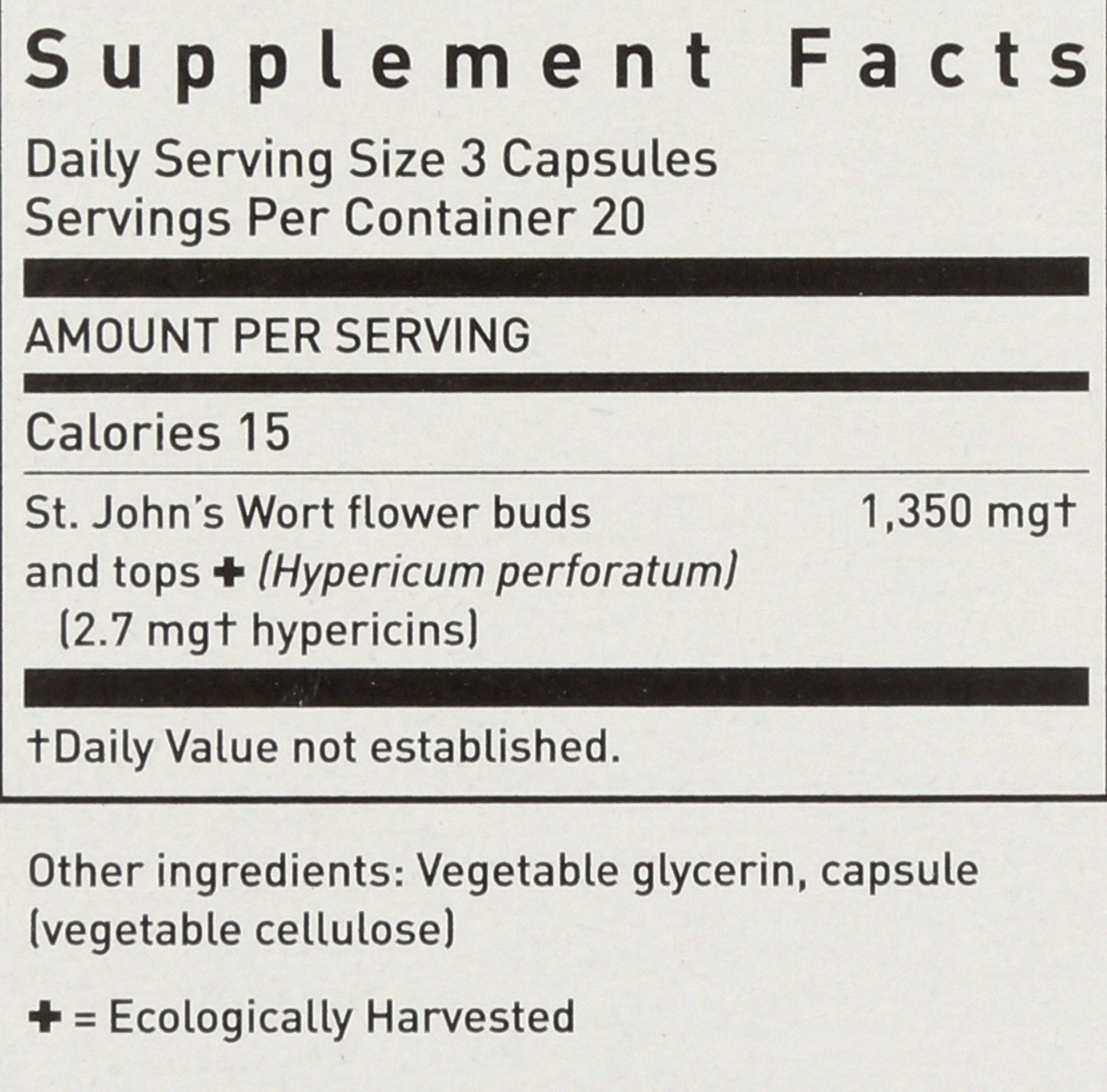 Gaia Herbs St. John's Wort Vegan Liquid Capsules, 60 Count