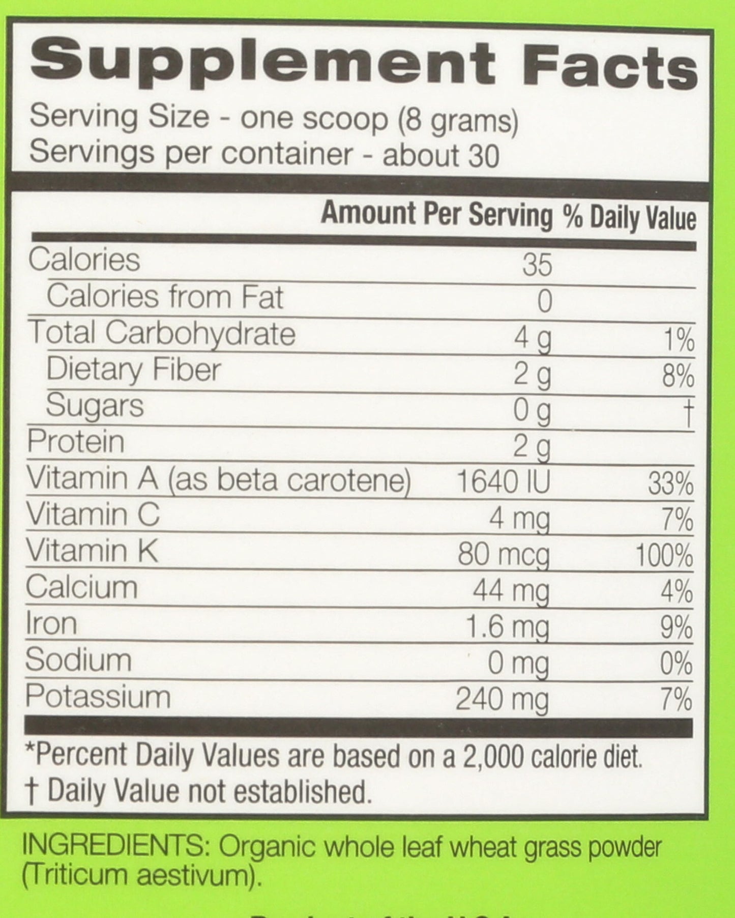 Amazing Grass Wheat Grass Powder 8.5 oz