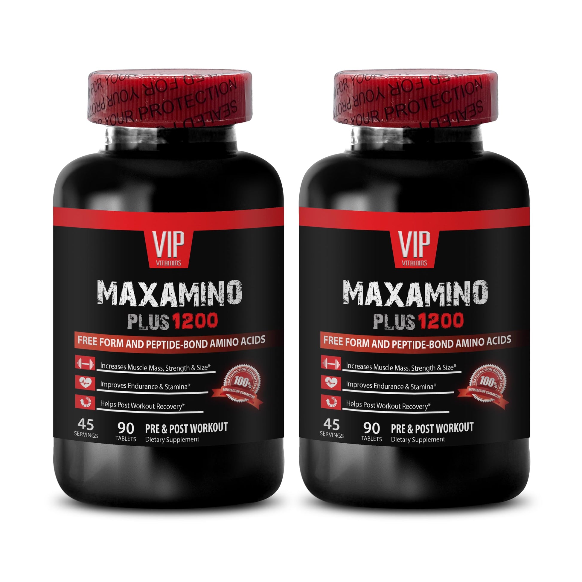 VIP VITAMINS Endurance and Energy MAXAMINO Plus 1200 Endurance Booster Tablet 180 Tablets